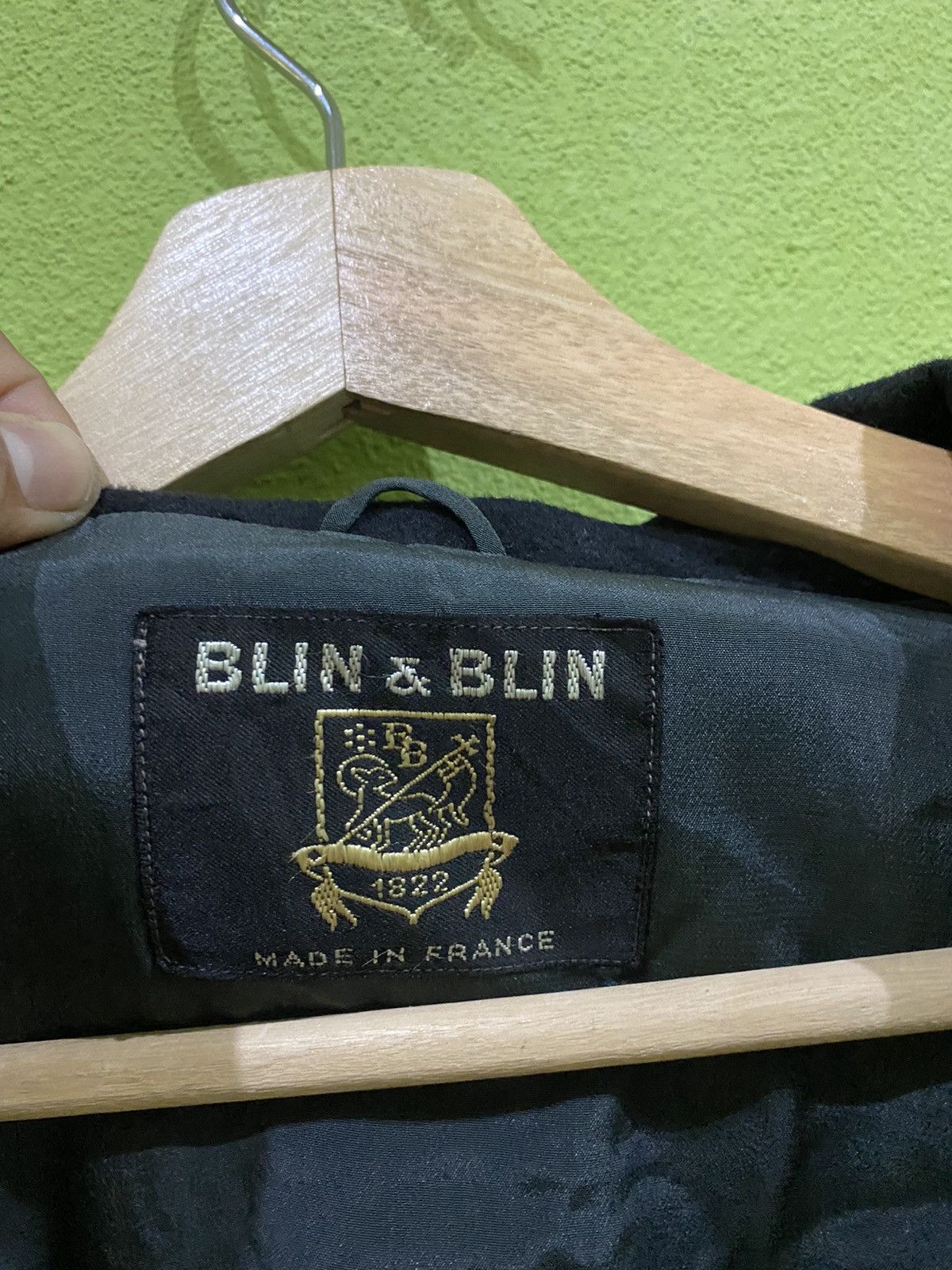 Designer BLIN & BLIN MADE IN FRANCE NIGHT JACKET KIMONO DESIGN Size US L / EU 52-54 / 3 - 8 Thumbnail