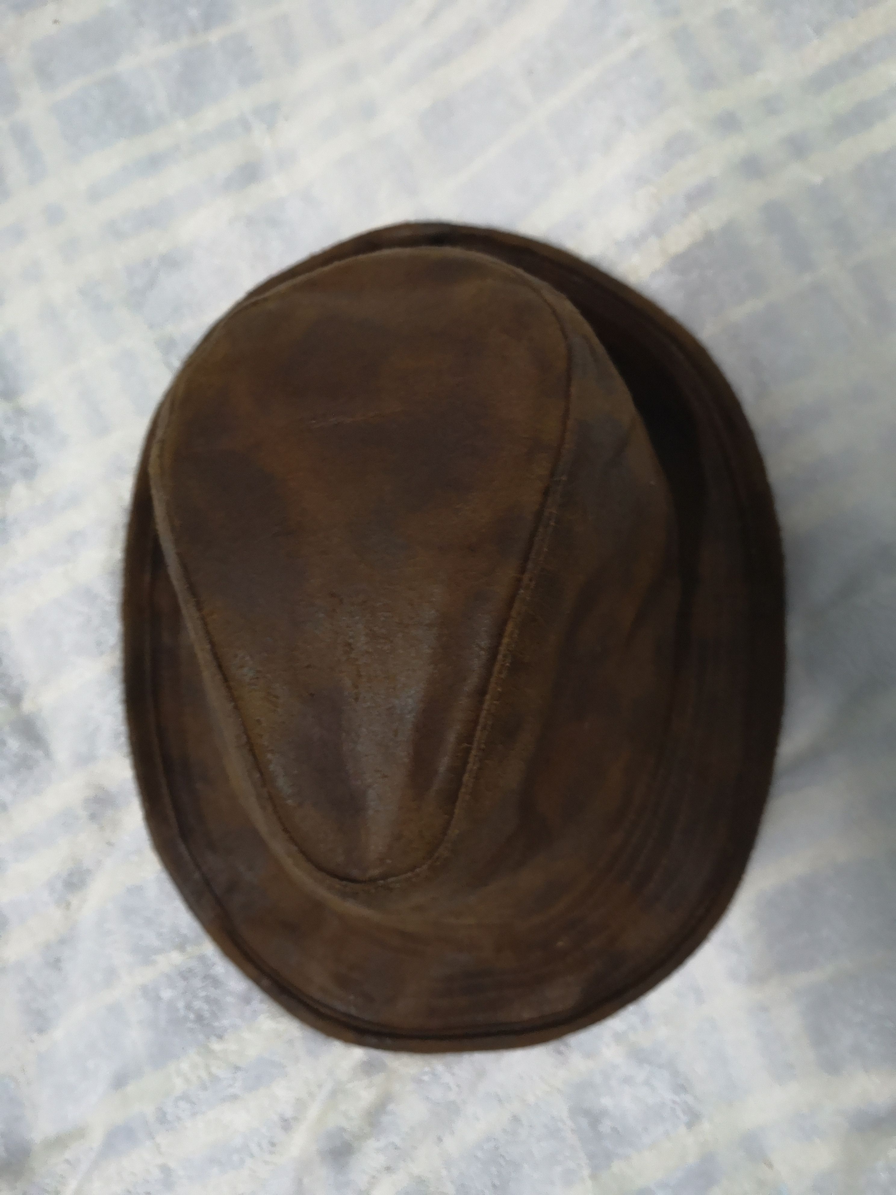 Japanese Brand × Leather × Vintage G520 VINTAGE DOWN UNDER LEATHER HAT Size ONE SIZE - 6 Thumbnail