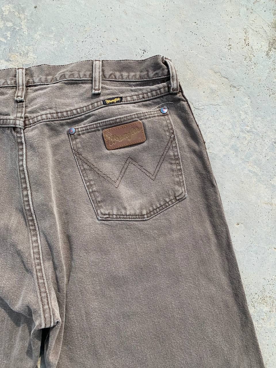 Wrangler Vintage Wrangler Faded Coffee Denim Size US 36 / EU 52 - 9 Thumbnail