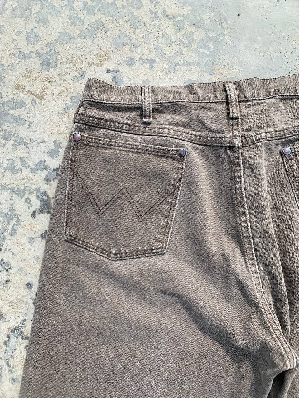 Wrangler Vintage Wrangler Faded Coffee Denim Size US 36 / EU 52 - 10 Thumbnail