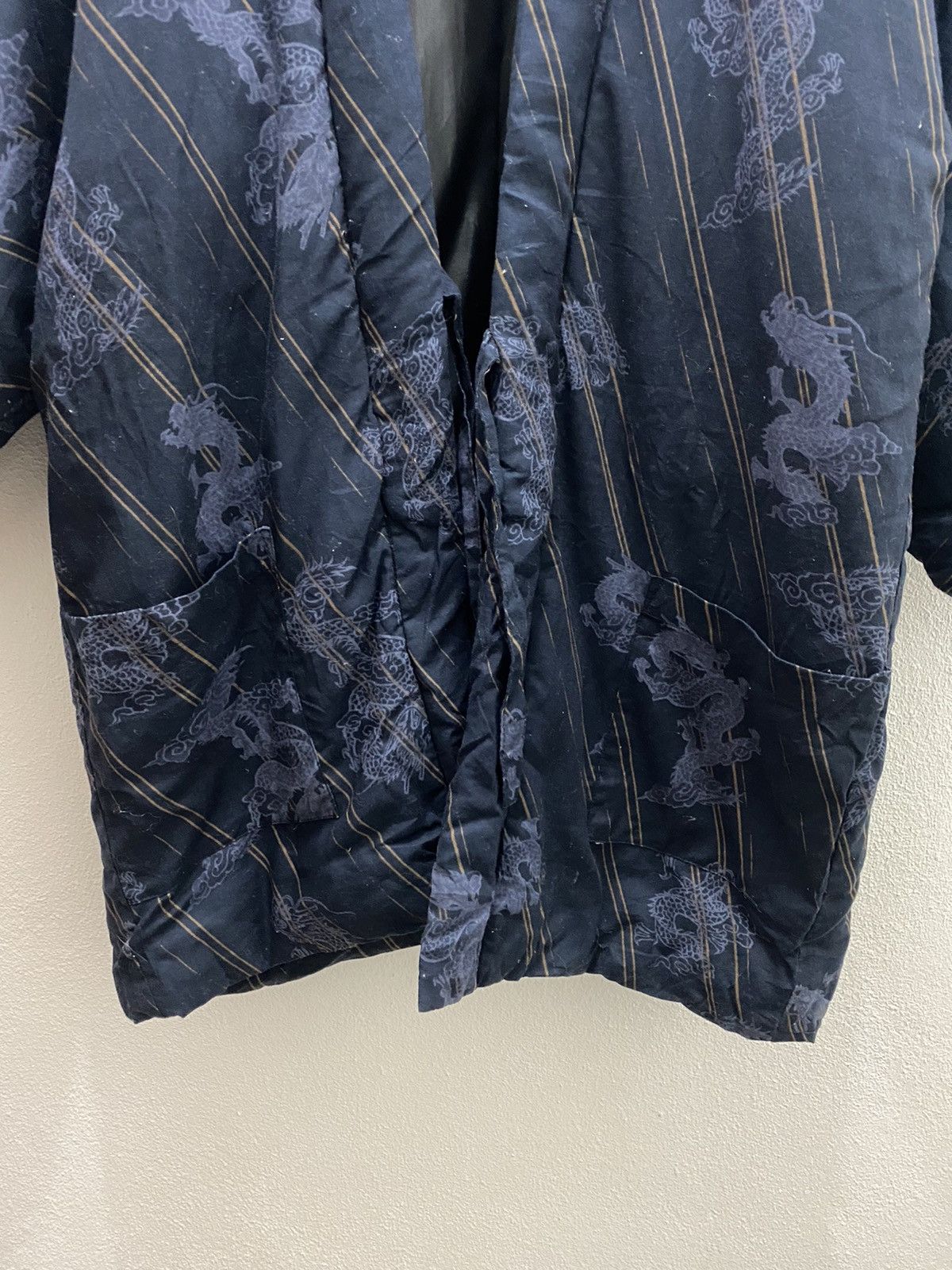 Japanese Brand 🔥KIMONO DRAGON JACKET NICE DESIGN JAPANESSE TRADITION Size US L / EU 52-54 / 3 - 4 Thumbnail