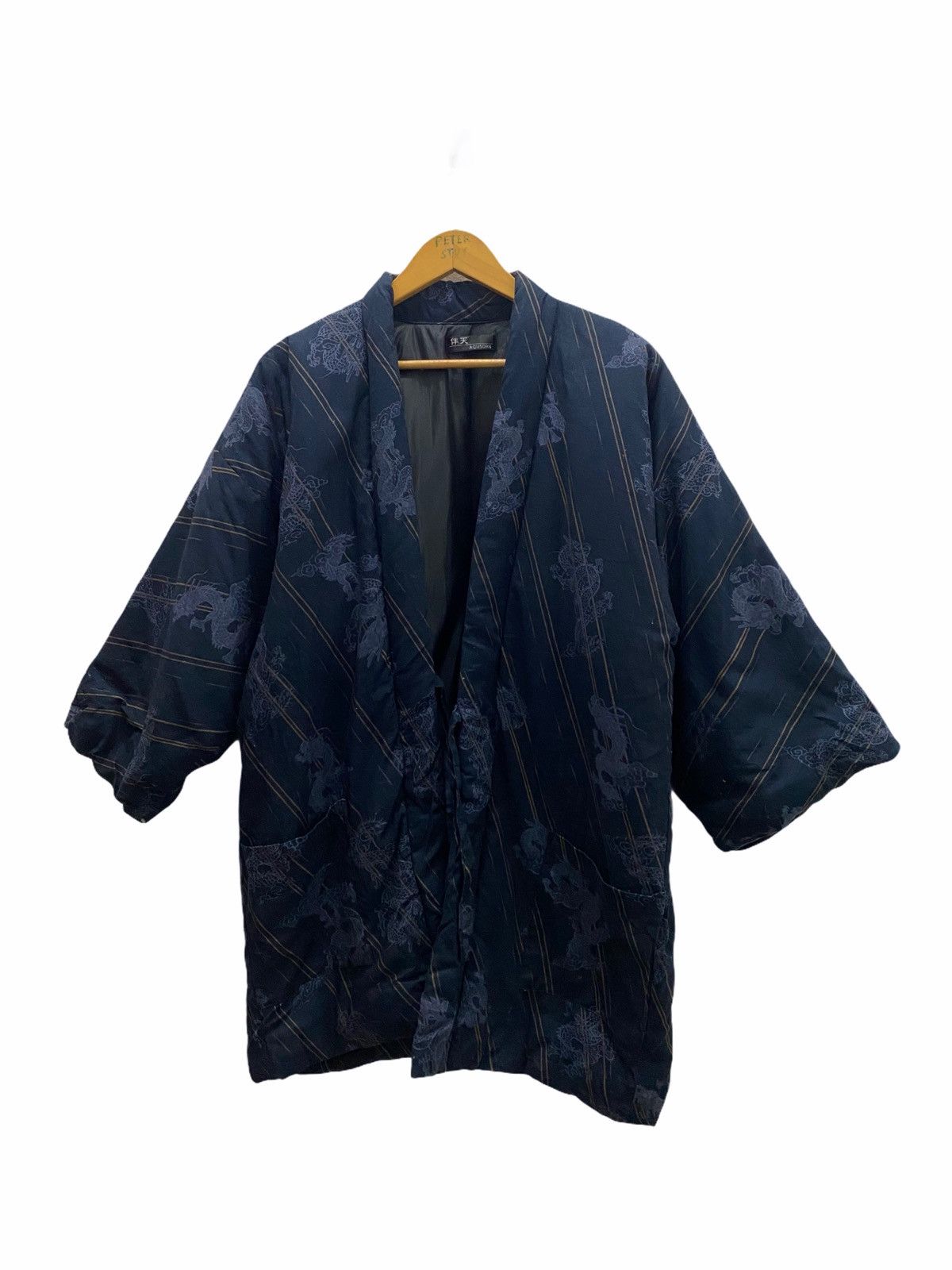 Japanese Brand 🔥KIMONO DRAGON JACKET NICE DESIGN JAPANESSE TRADITION Size US L / EU 52-54 / 3 - 1 Thumbnail