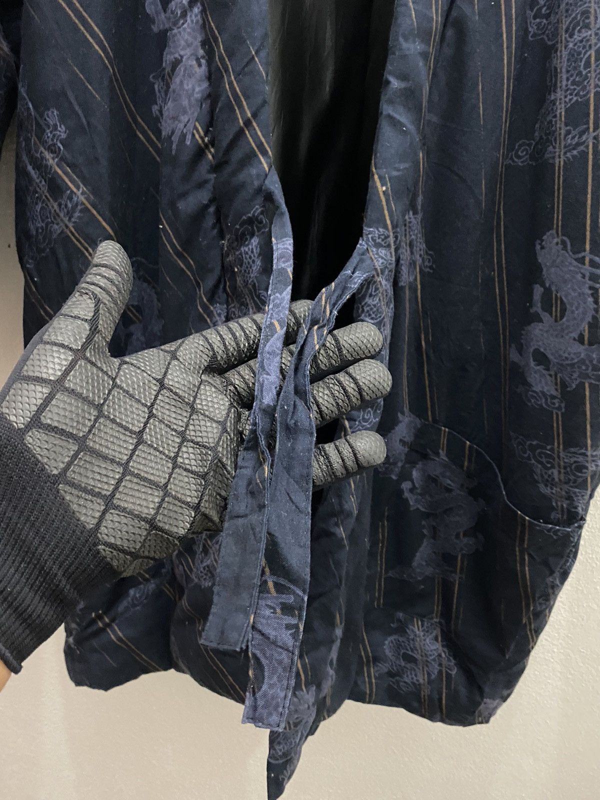 Japanese Brand 🔥KIMONO DRAGON JACKET NICE DESIGN JAPANESSE TRADITION Size US L / EU 52-54 / 3 - 7 Thumbnail
