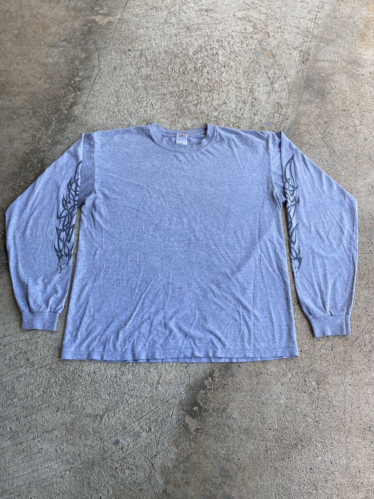 Japanese Brand × Vintage Vintage Y2K Tribal Eagle Nature Longsleeve Shirt Size US L / EU 52-54 / 3 - 5 Thumbnail