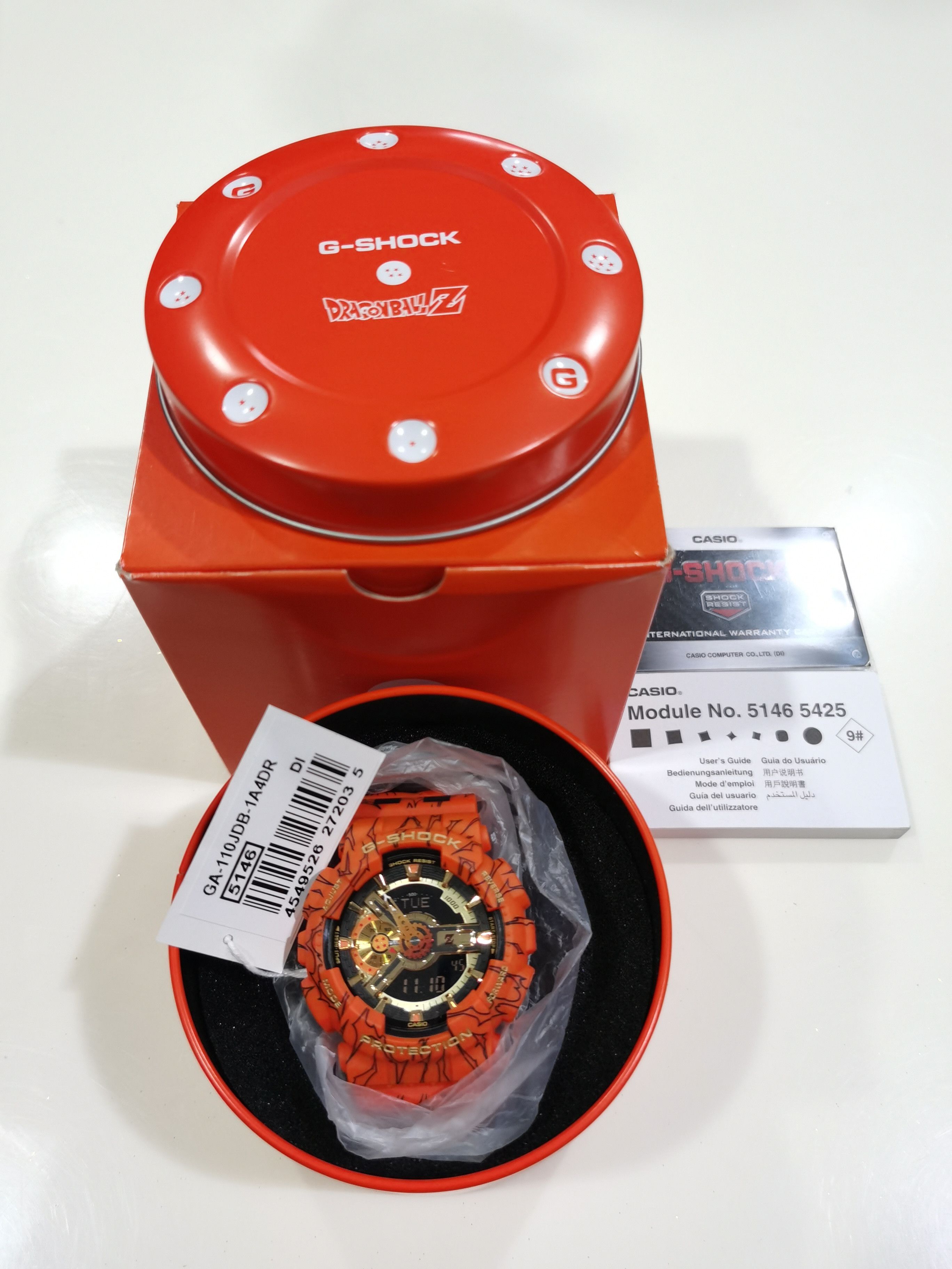 のの Casio × G Shock Dragon Ball Z x G-SHOCK GA-110JDB | Grailed