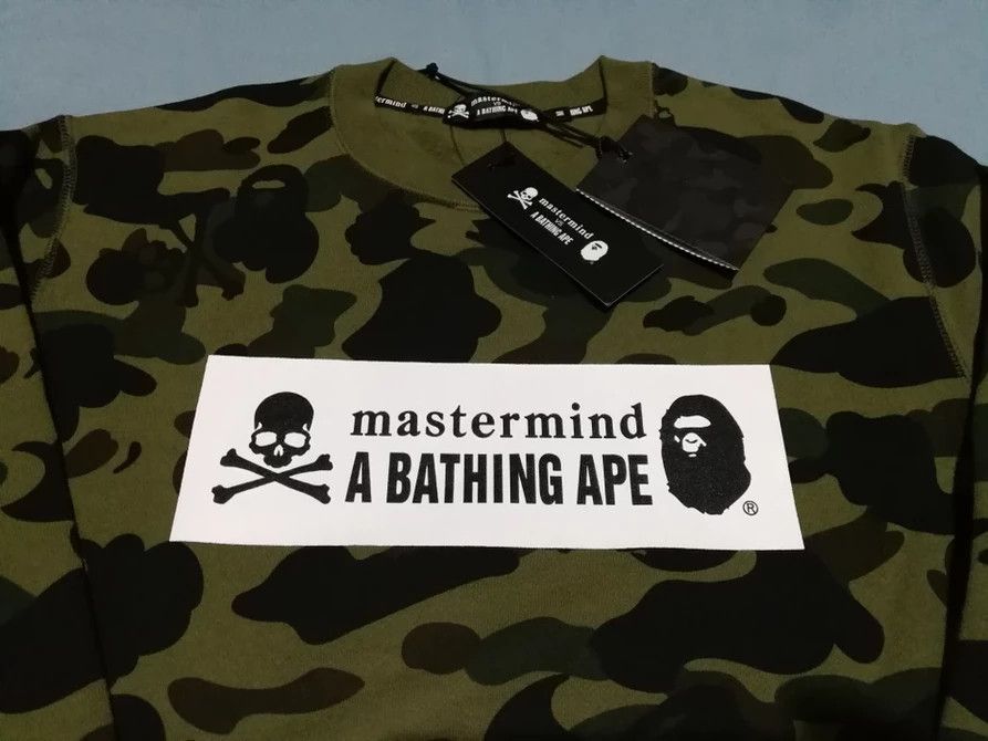 Bape × Mastermind Japan Bape x Mastermind Japan Box Logo Crewneck Size US M / EU 48-50 / 2 - 3 Thumbnail