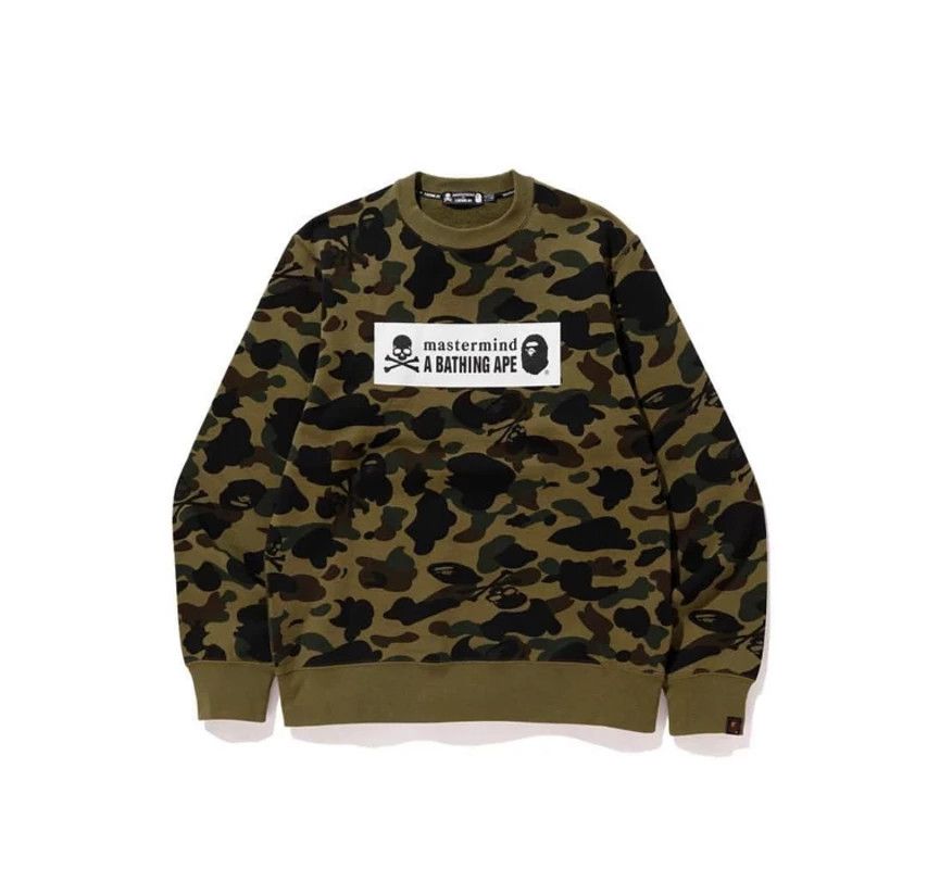Bape × Mastermind Japan Bape x Mastermind Japan Box Logo Crewneck Size US M / EU 48-50 / 2 - 2 Thumbnail