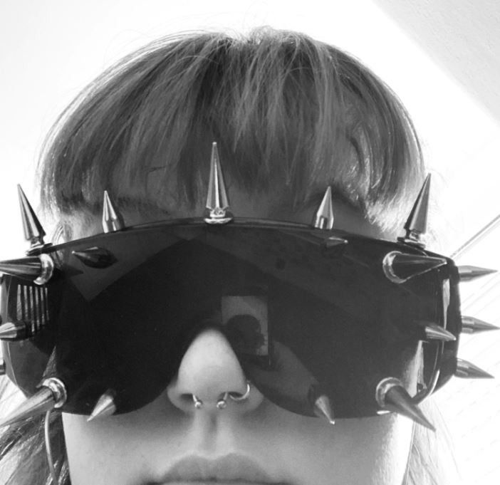 Vintage New Rivet Spike SteamPunk Sunglasses Size ONE SIZE - 3 Thumbnail