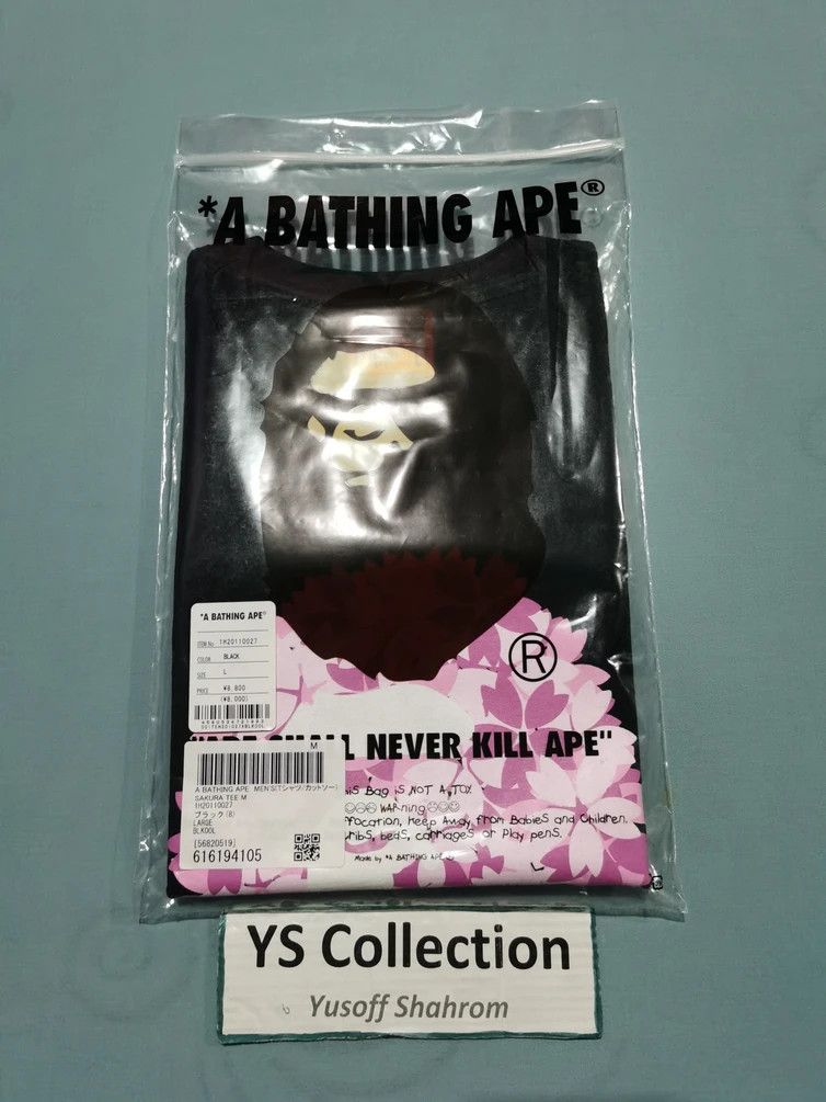 Bape Bape Sakura Tree Ape Head Tee Size US L / EU 52-54 / 3 - 4 Thumbnail