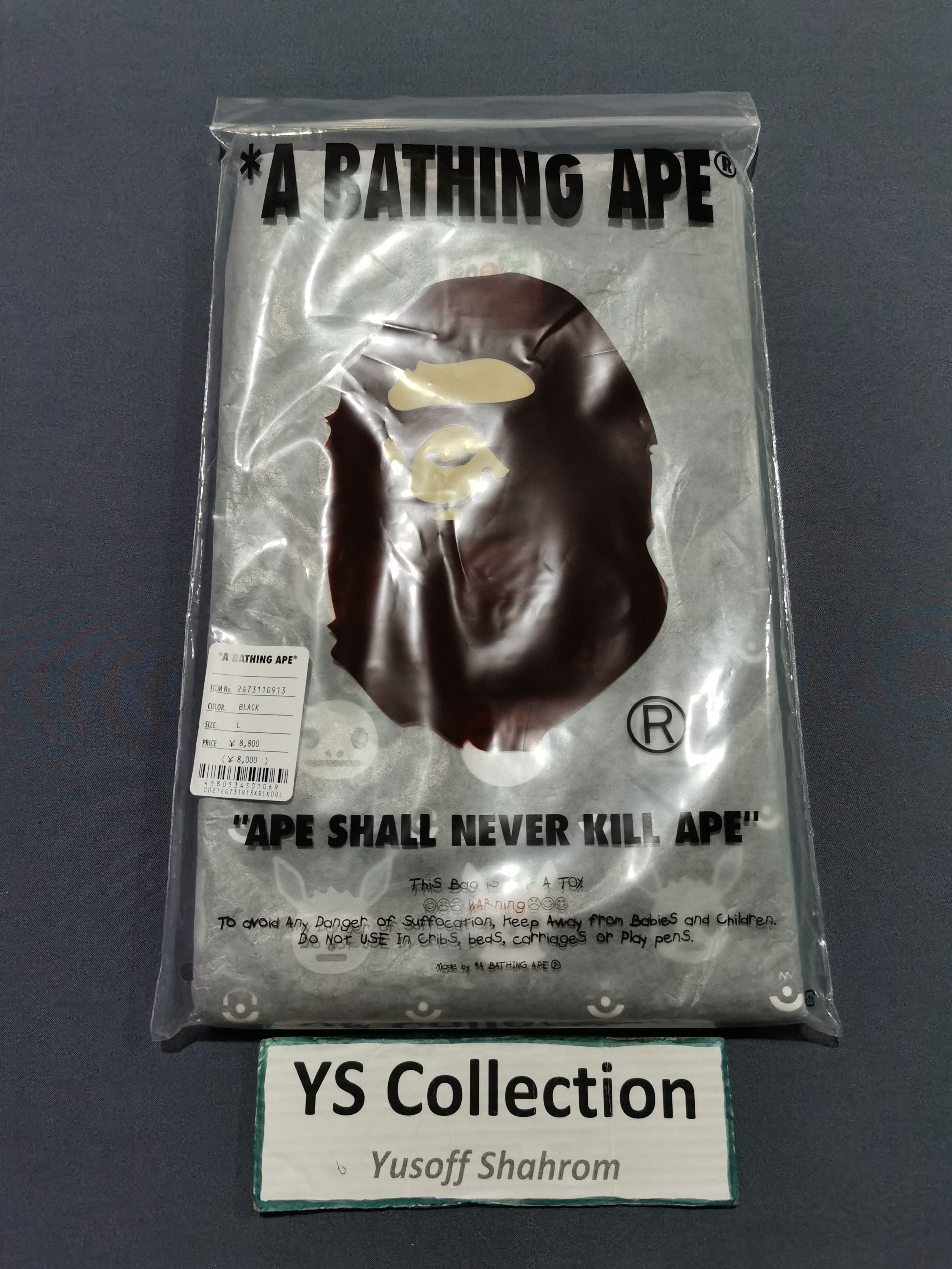 Bape × Pokemon Bape x Pokemon Monotone Monogram Tee Size US L / EU 52-54 / 3 - 3 Thumbnail
