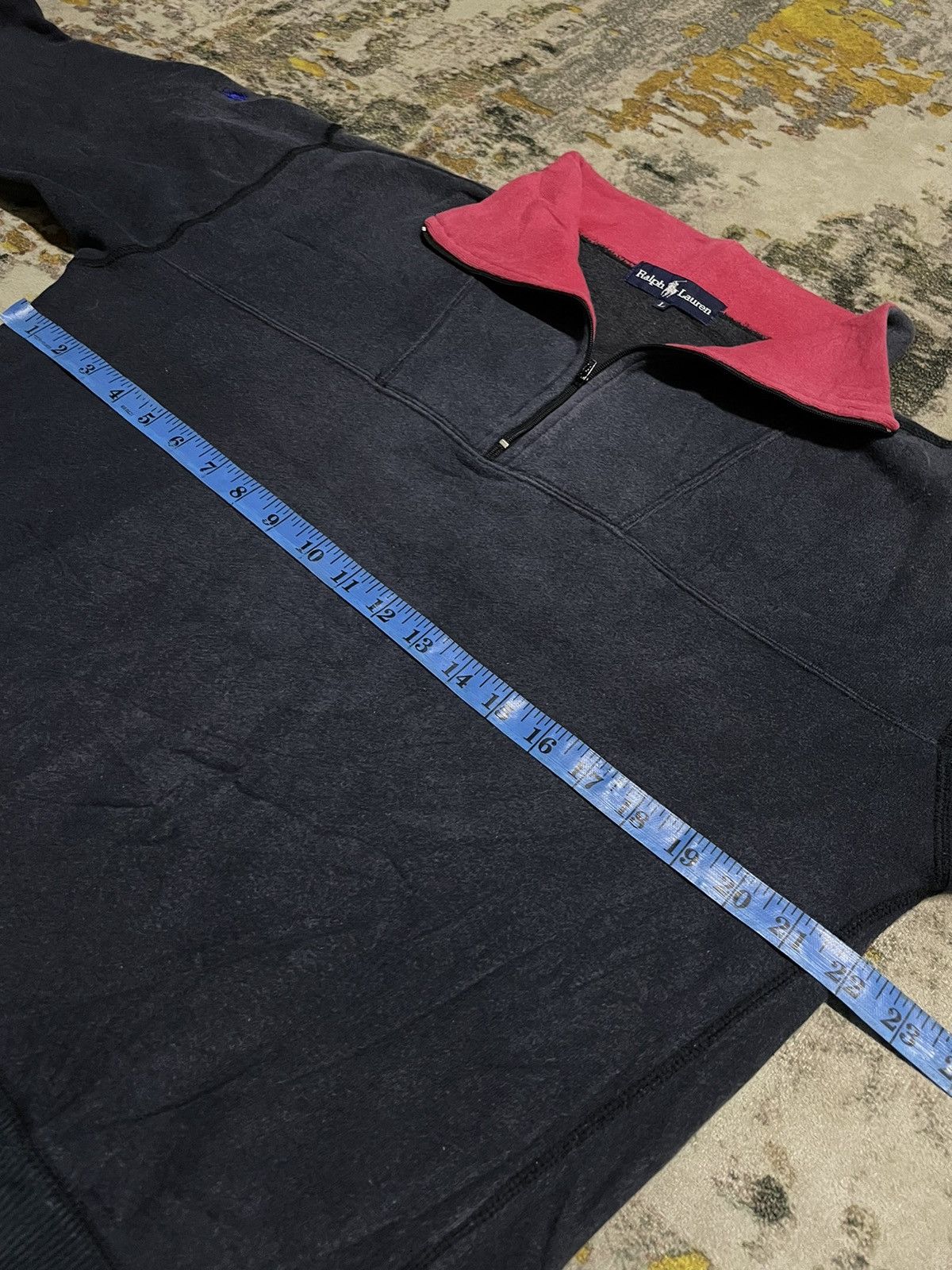 Polo Ralph Lauren Vintage Polo Ralph Lauren half zipper sweetshirts Size US L / EU 52-54 / 3 - 8 Thumbnail