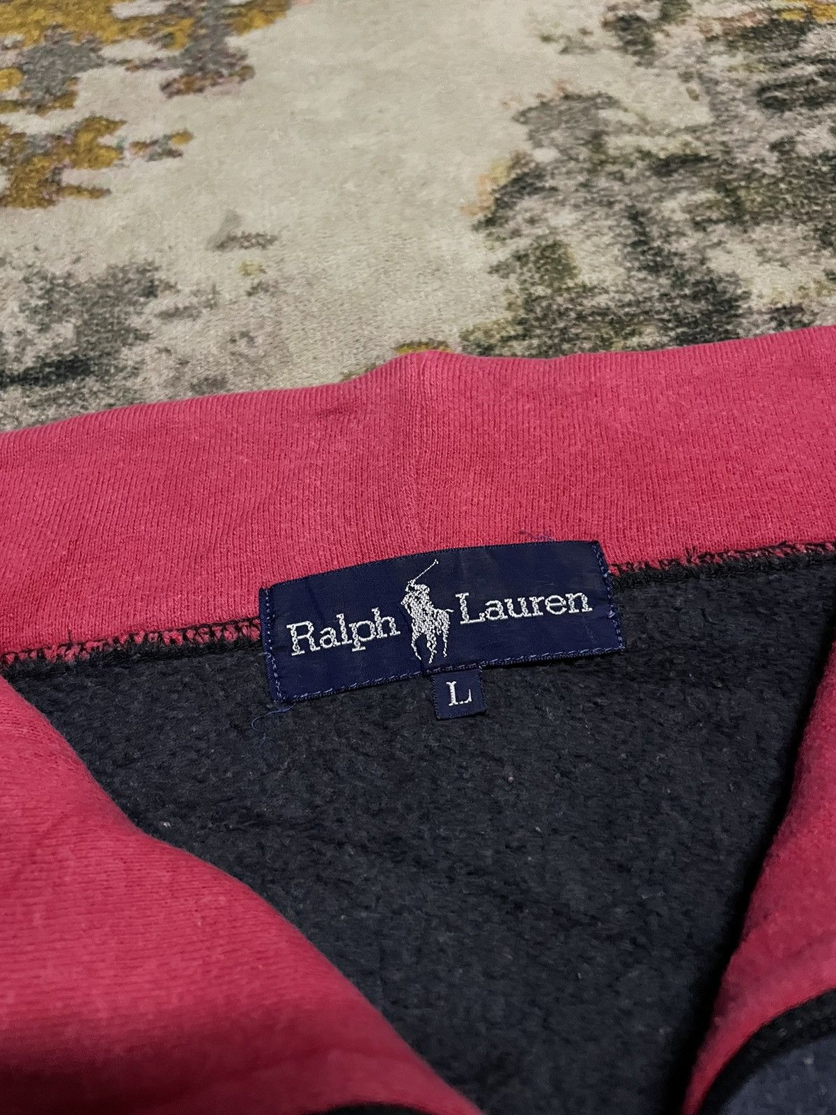 Polo Ralph Lauren Vintage Polo Ralph Lauren half zipper sweetshirts Size US L / EU 52-54 / 3 - 3 Thumbnail