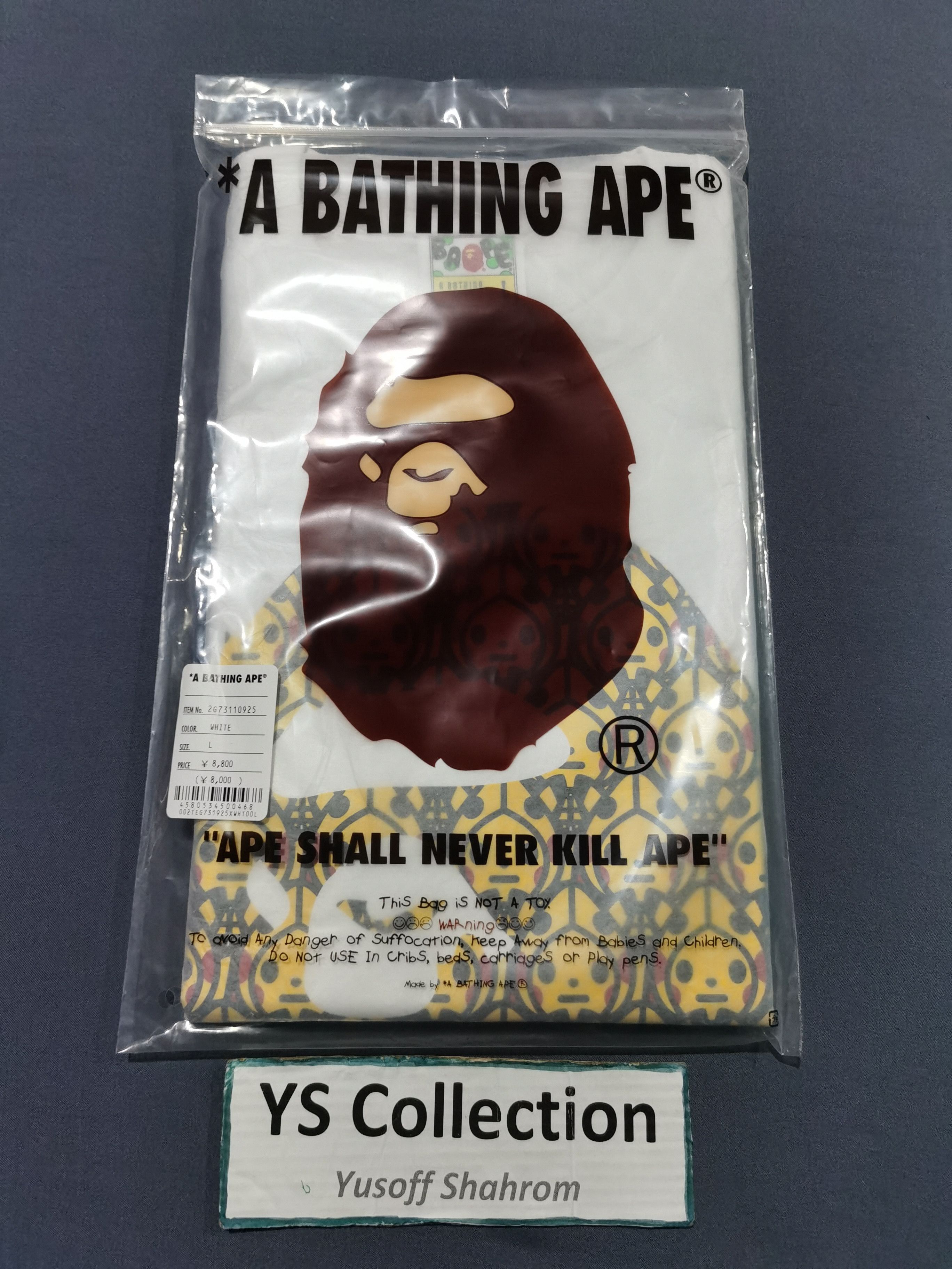 Bape × Pokemon Bape x Pokémon Ape Head Tee Size US L / EU 52-54 / 3 - 2 Thumbnail