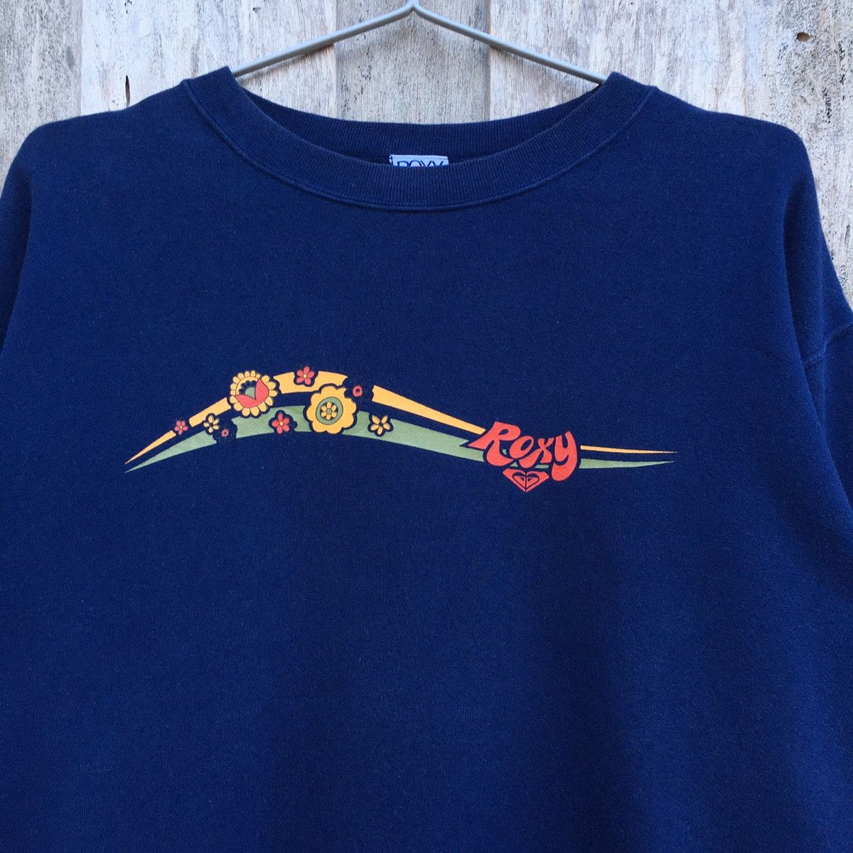 Quiksilver × Vintage Vintage Roxy Quiksilver Japan Surf Sweatshirt Big Logo Size L / US 10 / IT 46 - 2 Thumbnail