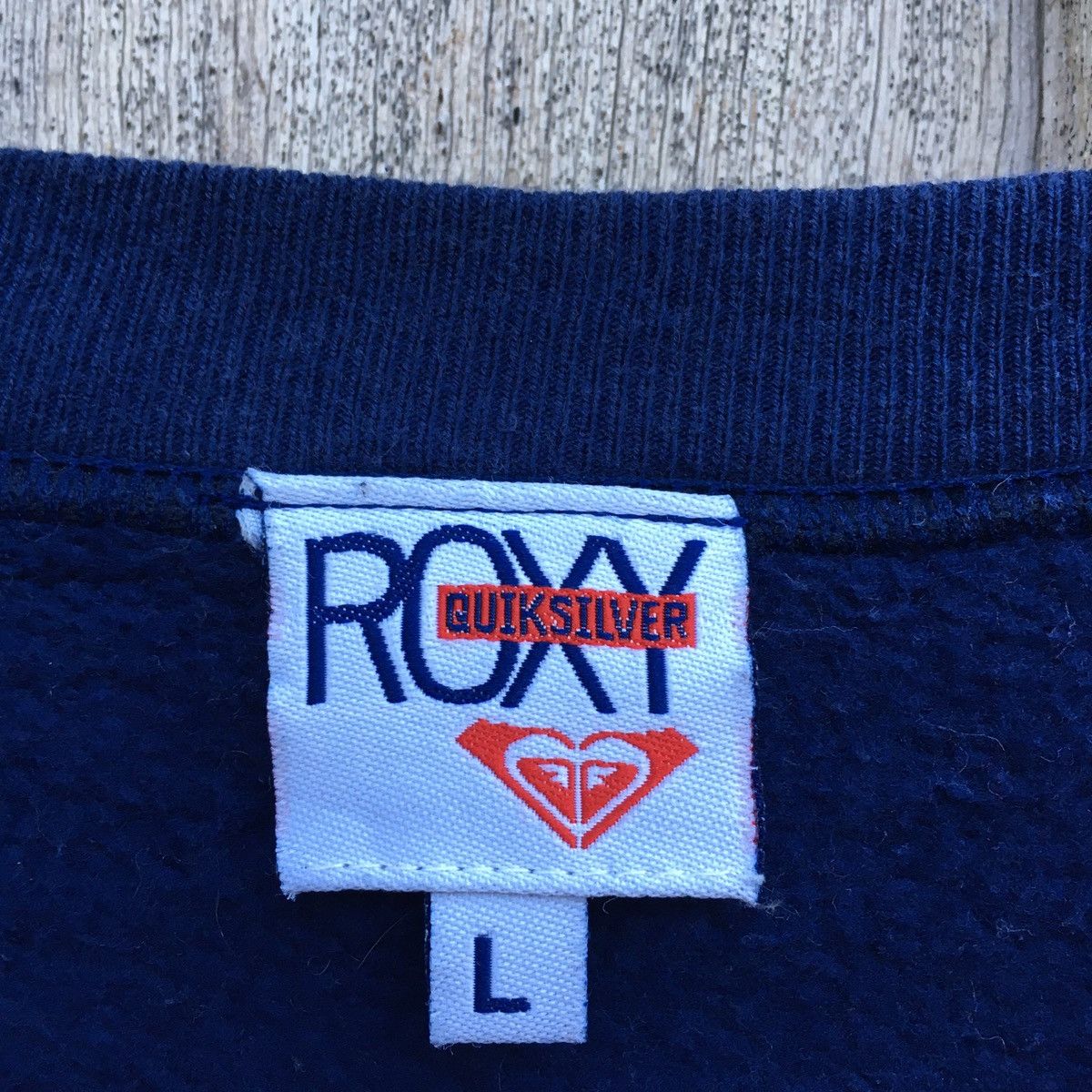 Quiksilver × Vintage Vintage Roxy Quiksilver Japan Surf Sweatshirt Big Logo Size L / US 10 / IT 46 - 5 Thumbnail