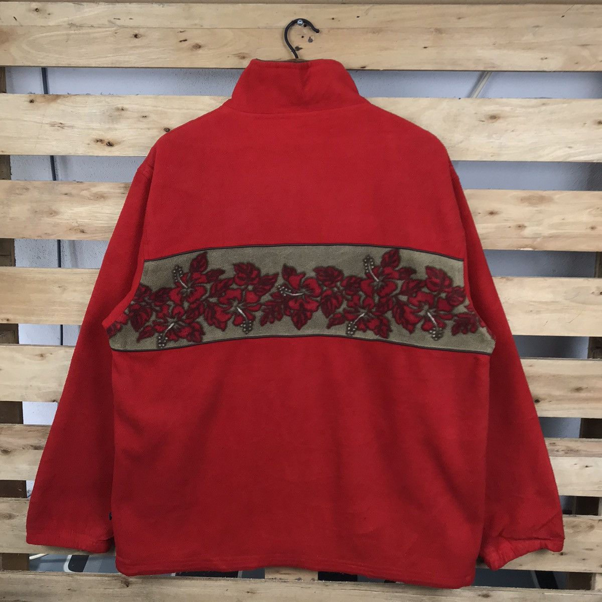 Vintage Vintage Piko Hawaiin Long Board Wear Zip Up Fleece Jacket Size US L / EU 52-54 / 3 - 9 Thumbnail
