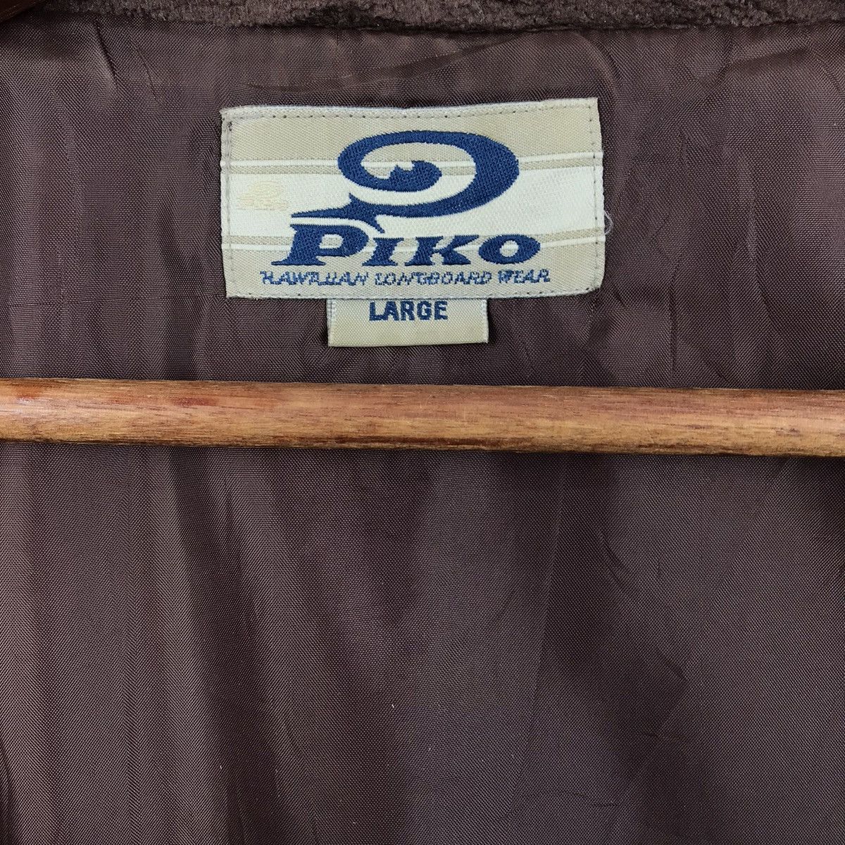Vintage Vintage Piko Hawaiin Long Board Wear Zip Up Fleece Jacket Size US L / EU 52-54 / 3 - 7 Thumbnail