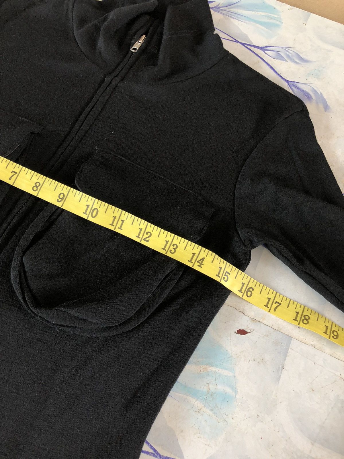 Yohji Yamamoto Black Turtle Neck Light Jacket