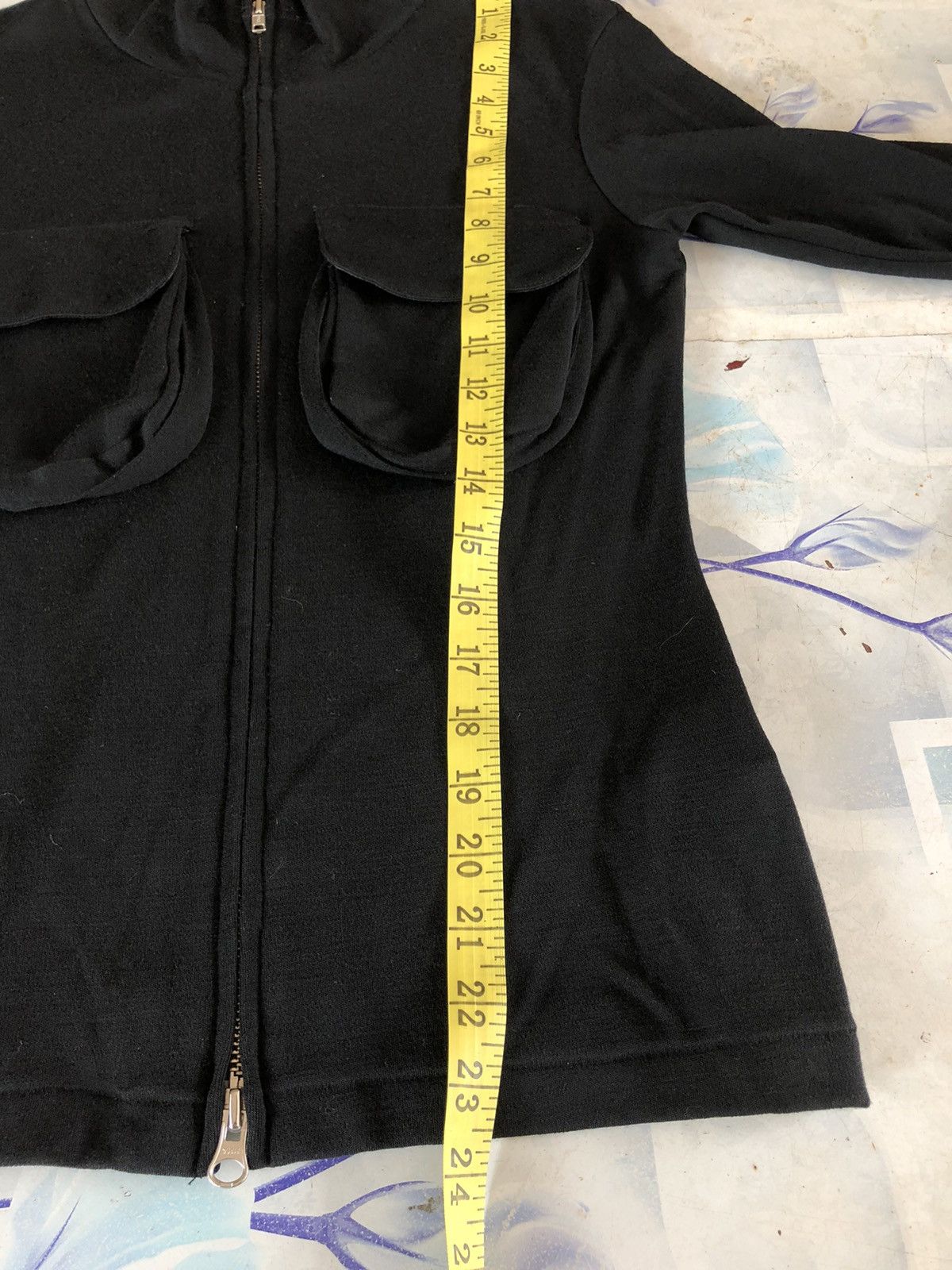 Yohji Yamamoto Black Turtle Neck Light Jacket