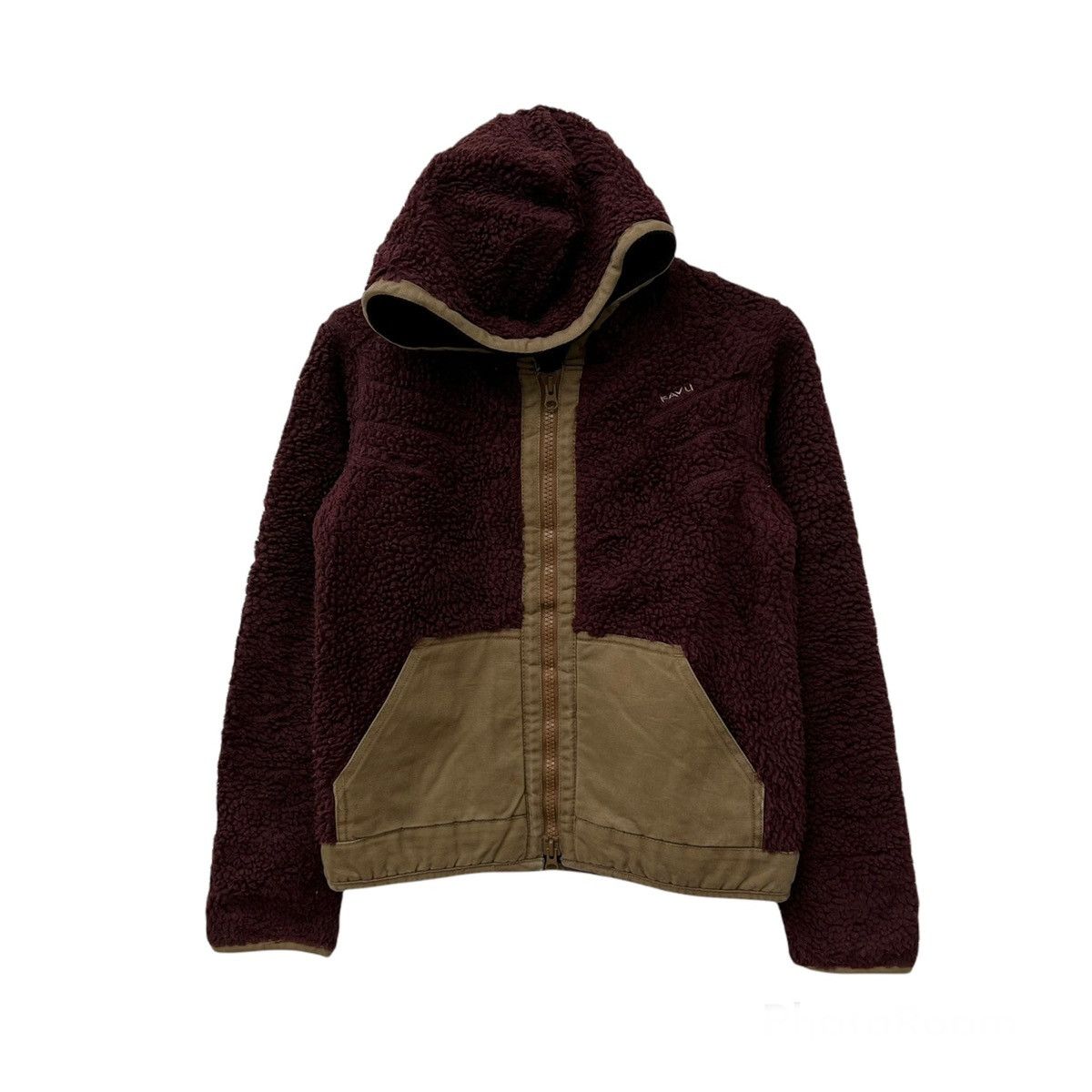 Japanese Brand FLEECE SHERPA HOODIE JACKET KAVU Size US XS / EU 42 / 0 - 1 Thumbnail
