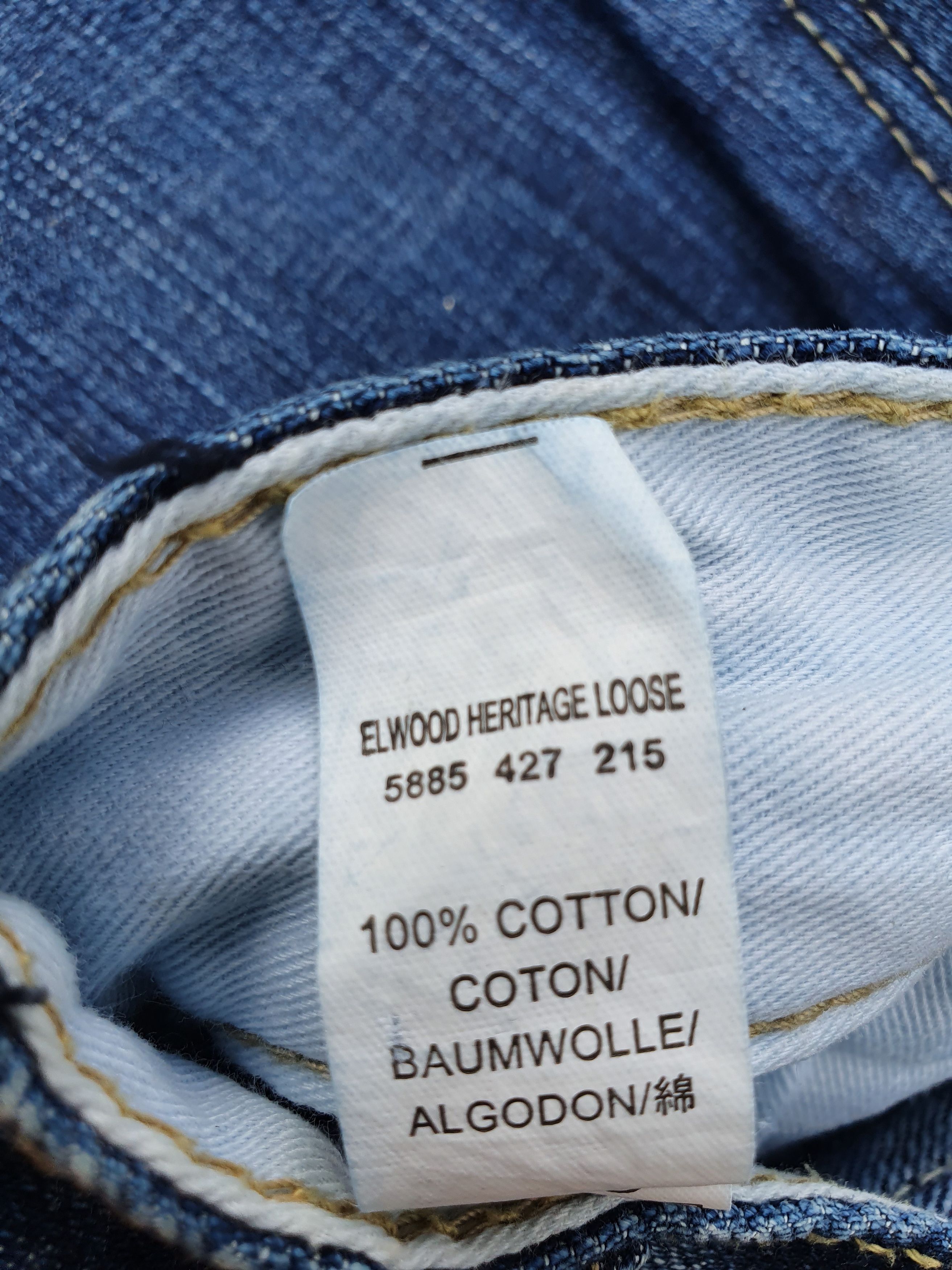 G-Star × Vintage 90s GSTAR Elwood Heritage Loose Rare Biker Knees Jeans Size US 32 / EU 48 - 10 Thumbnail