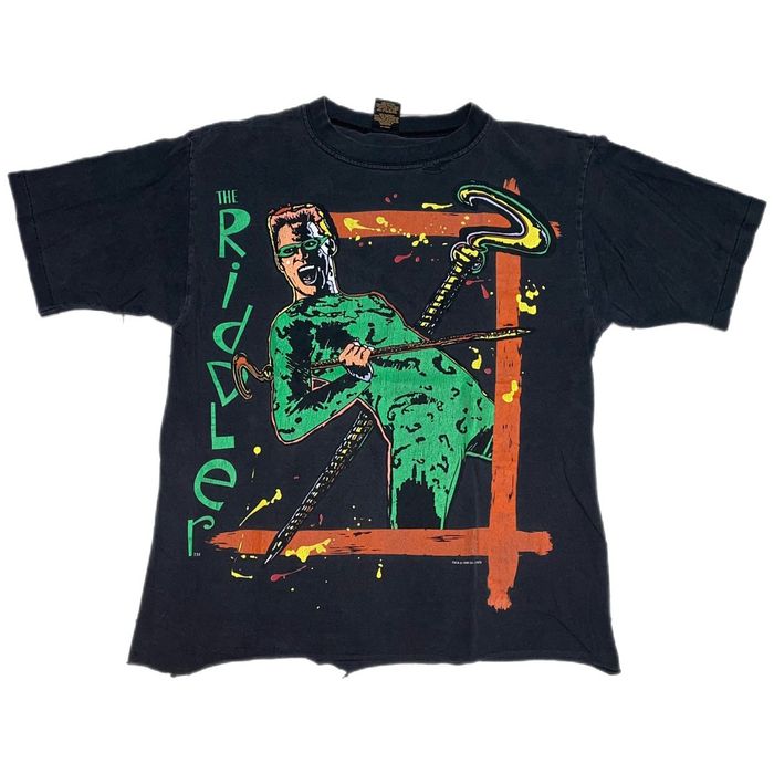 Vintage The Riddler Jim Carey Batman 1995 Vintage T-shirt | Grailed