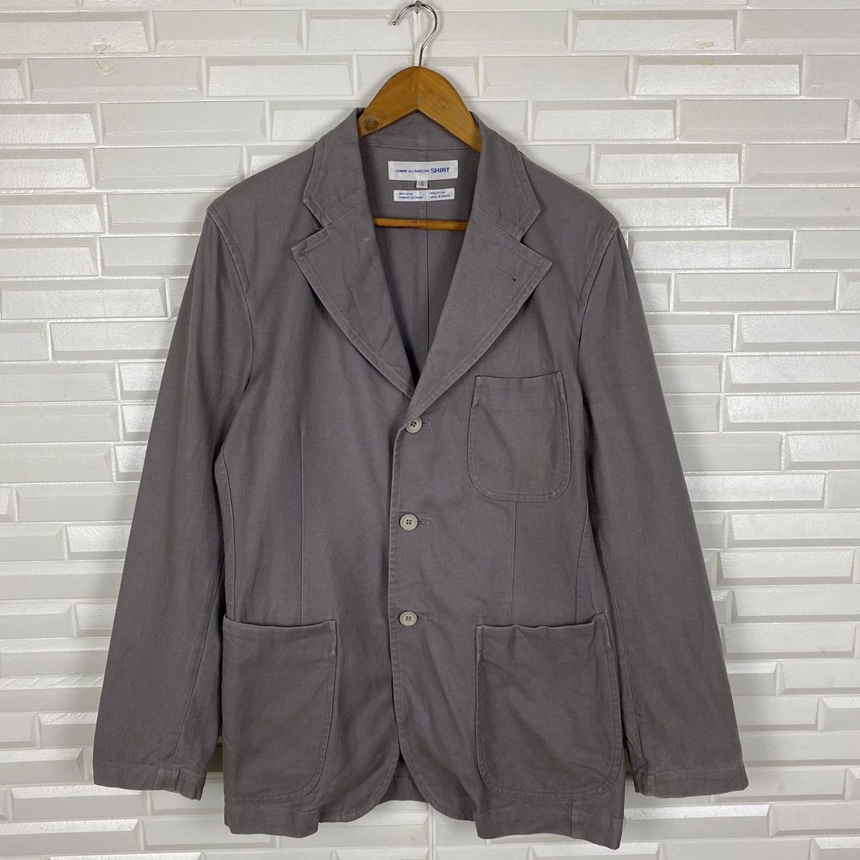 Comme des Garcons ☀️COMME DES GARCONS SHIRT COTTON JACKET Size US S / EU 44-46 / 1 - 1 Thumbnail