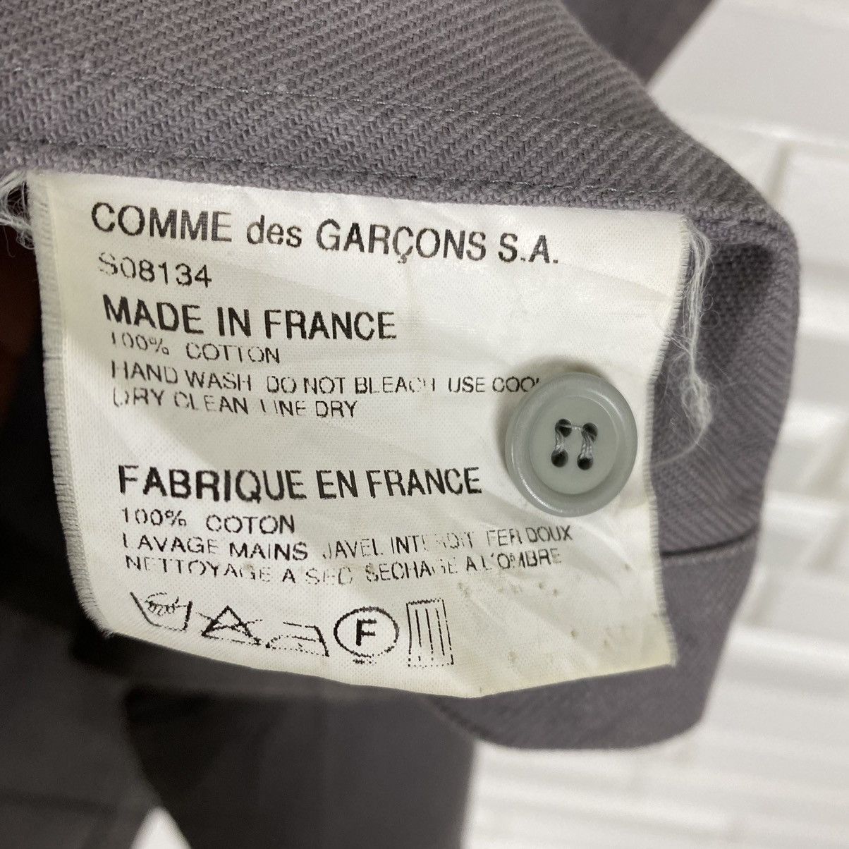 Comme des Garcons ☀️COMME DES GARCONS SHIRT COTTON JACKET Size US S / EU 44-46 / 1 - 8 Thumbnail