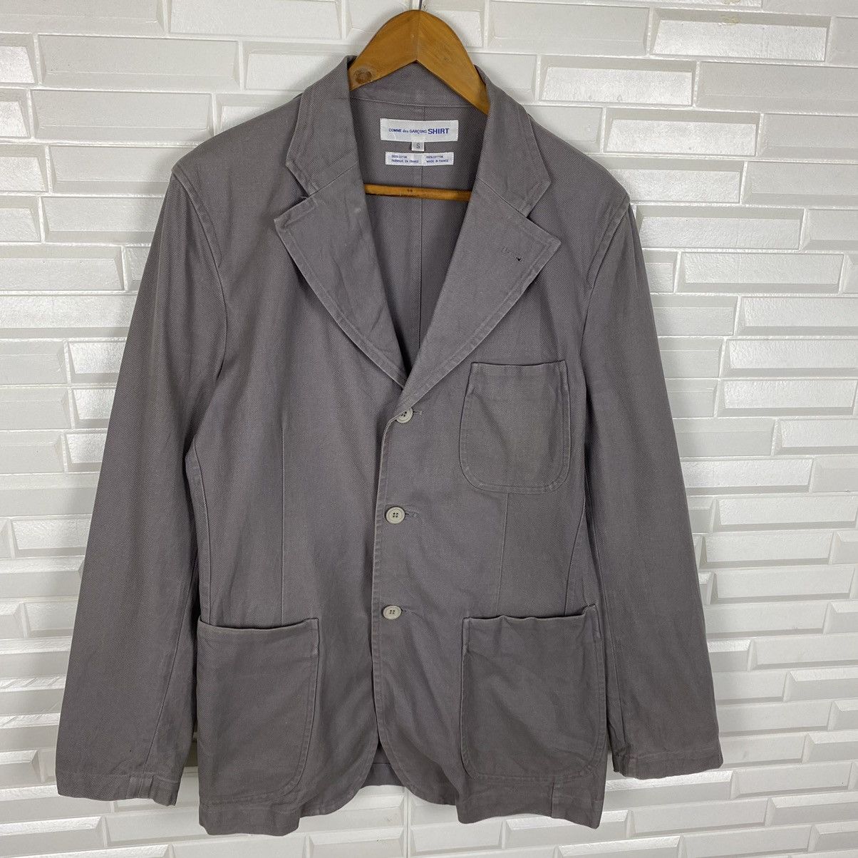 Comme des Garcons ☀️COMME DES GARCONS SHIRT COTTON JACKET Size US S / EU 44-46 / 1 - 4 Thumbnail