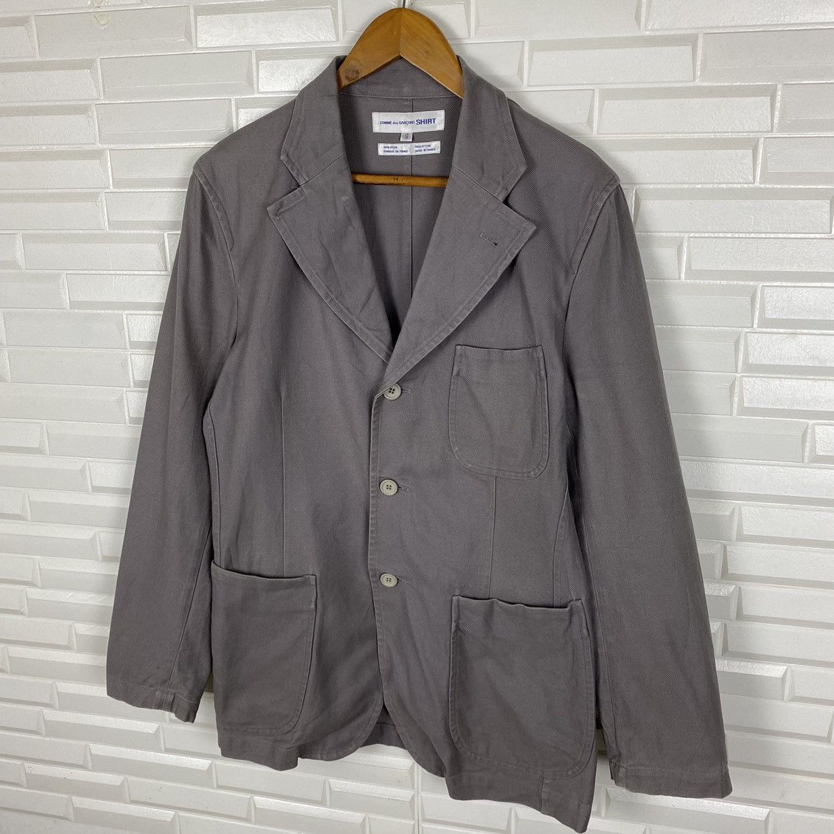 Comme des Garcons ☀️COMME DES GARCONS SHIRT COTTON JACKET Size US S / EU 44-46 / 1 - 3 Thumbnail