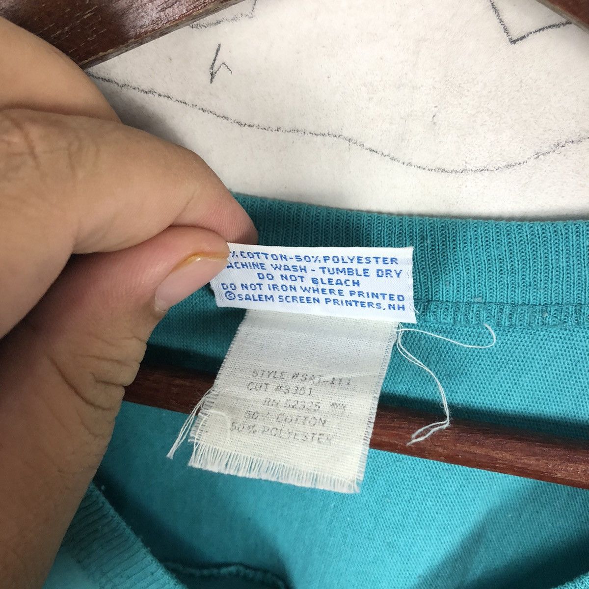 Salem Sportswear VINTAGE SALEM SPORTSWEAR MADE IN USA SINGLE STITCH Size US M / EU 48-50 / 2 - 8 Thumbnail