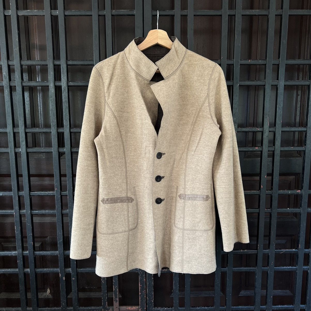 Japanese Brand REVERSIBLE JACKET PRIMATTIVO HANAE MORI SPORTS Size US M / EU 48-50 / 2 - 9 Thumbnail