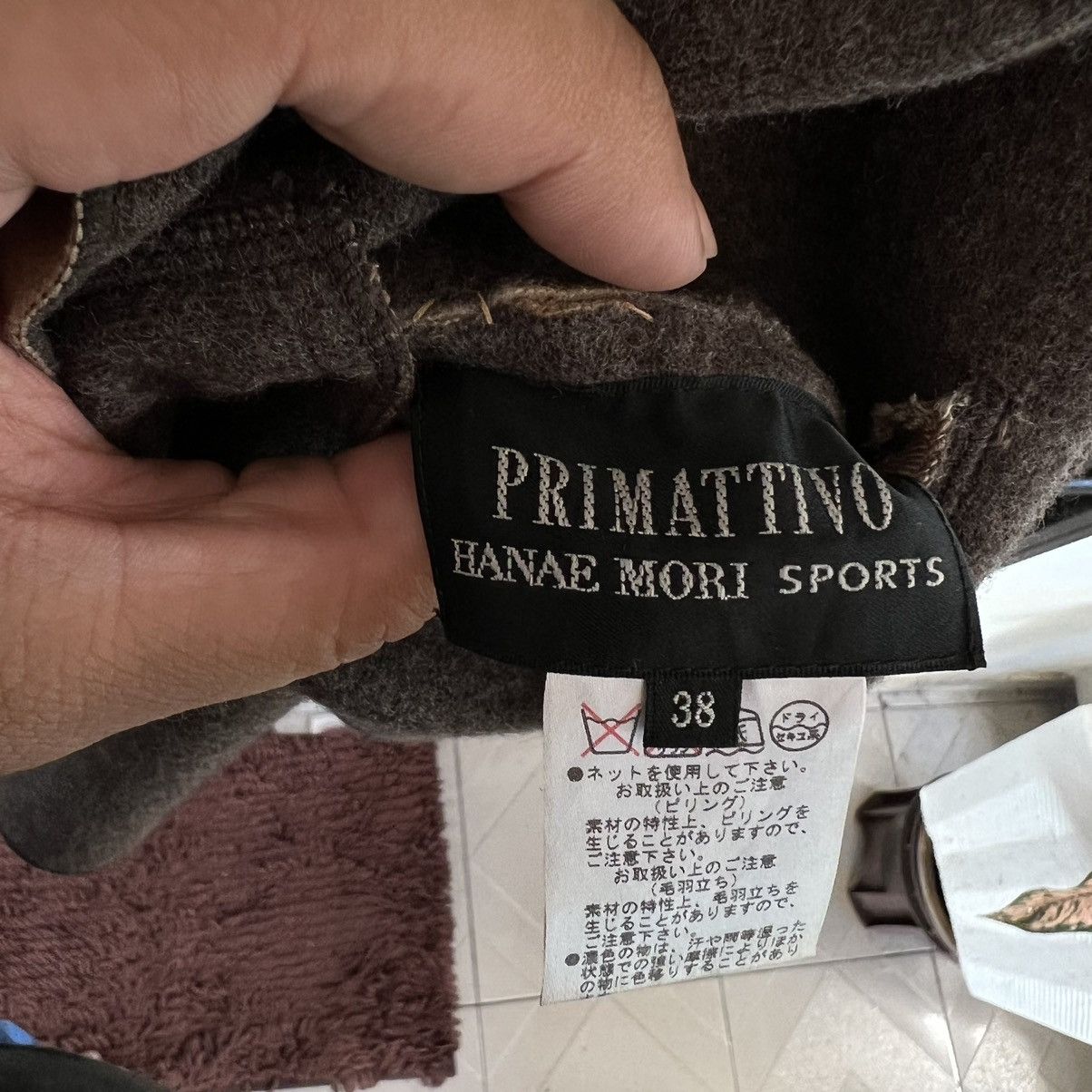 Japanese Brand REVERSIBLE JACKET PRIMATTIVO HANAE MORI SPORTS Size US M / EU 48-50 / 2 - 7 Thumbnail