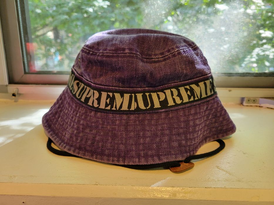 Supreme Stencil Webbing Boonie | Grailed