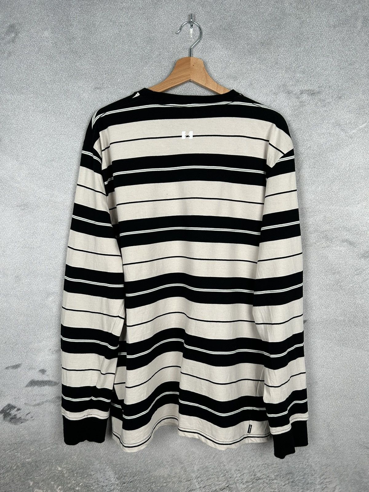Other The Hundreds Striped Sweatshirt Beige Black Streetwear Hype Size US XL / EU 56 / 4 - 4 Thumbnail