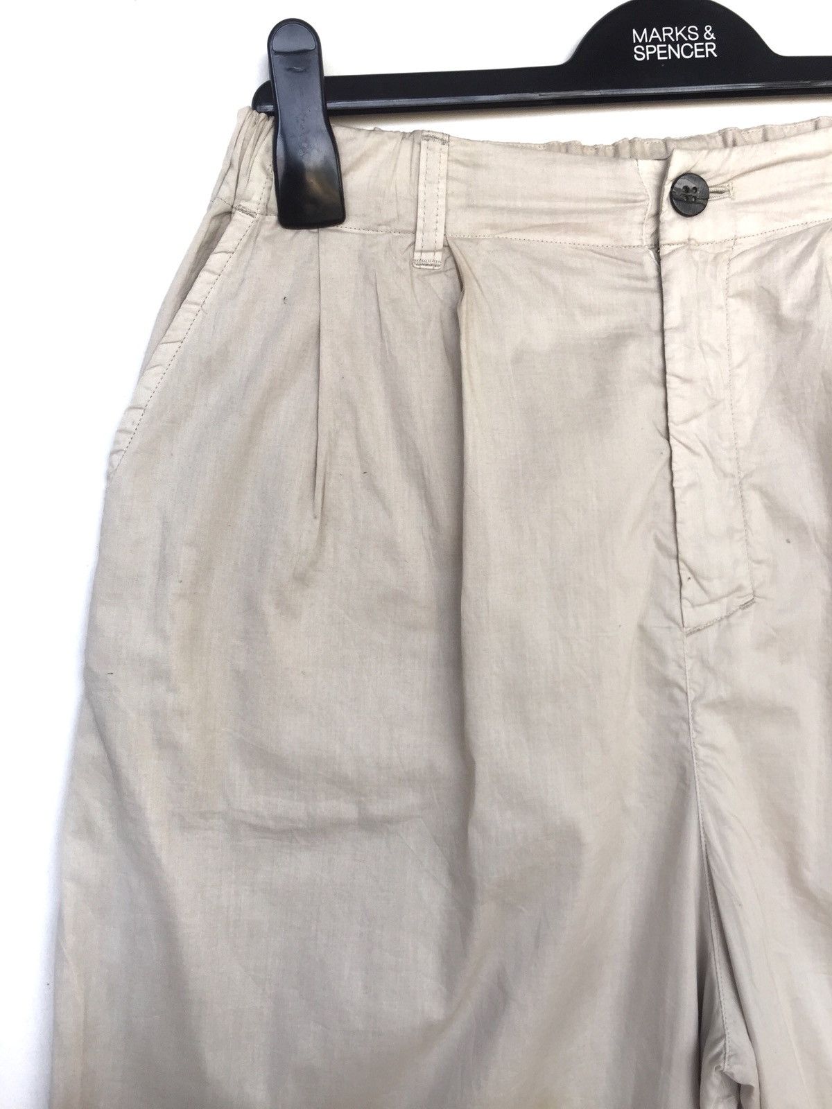 Issey Miyake Issey Miyake Plantation Wide Leg Cotton Crop Pants Size US 30 / EU 46 - 3 Thumbnail