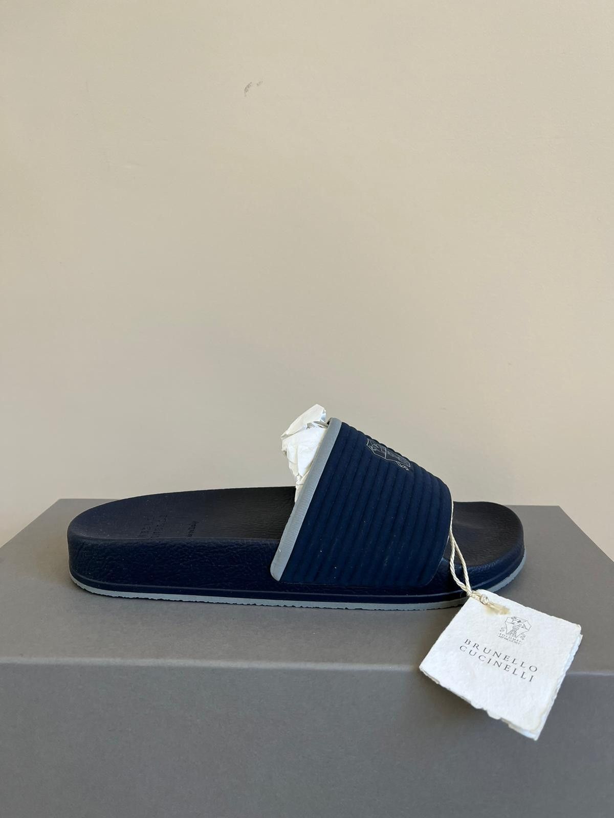 Brunello Cucinelli Slippers in Blue Color Size US 7 / EU 40 - 2 Thumbnail