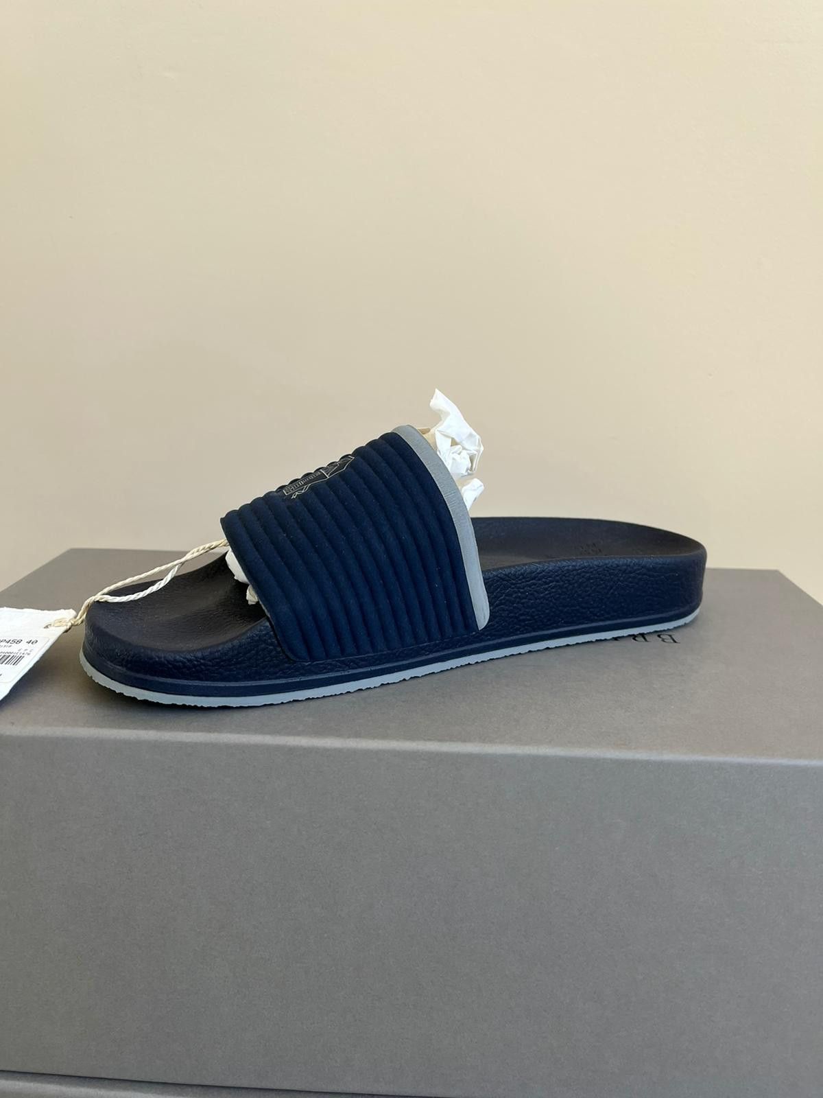 Brunello Cucinelli Slippers in Blue Color Size US 7 / EU 40 - 4 Thumbnail