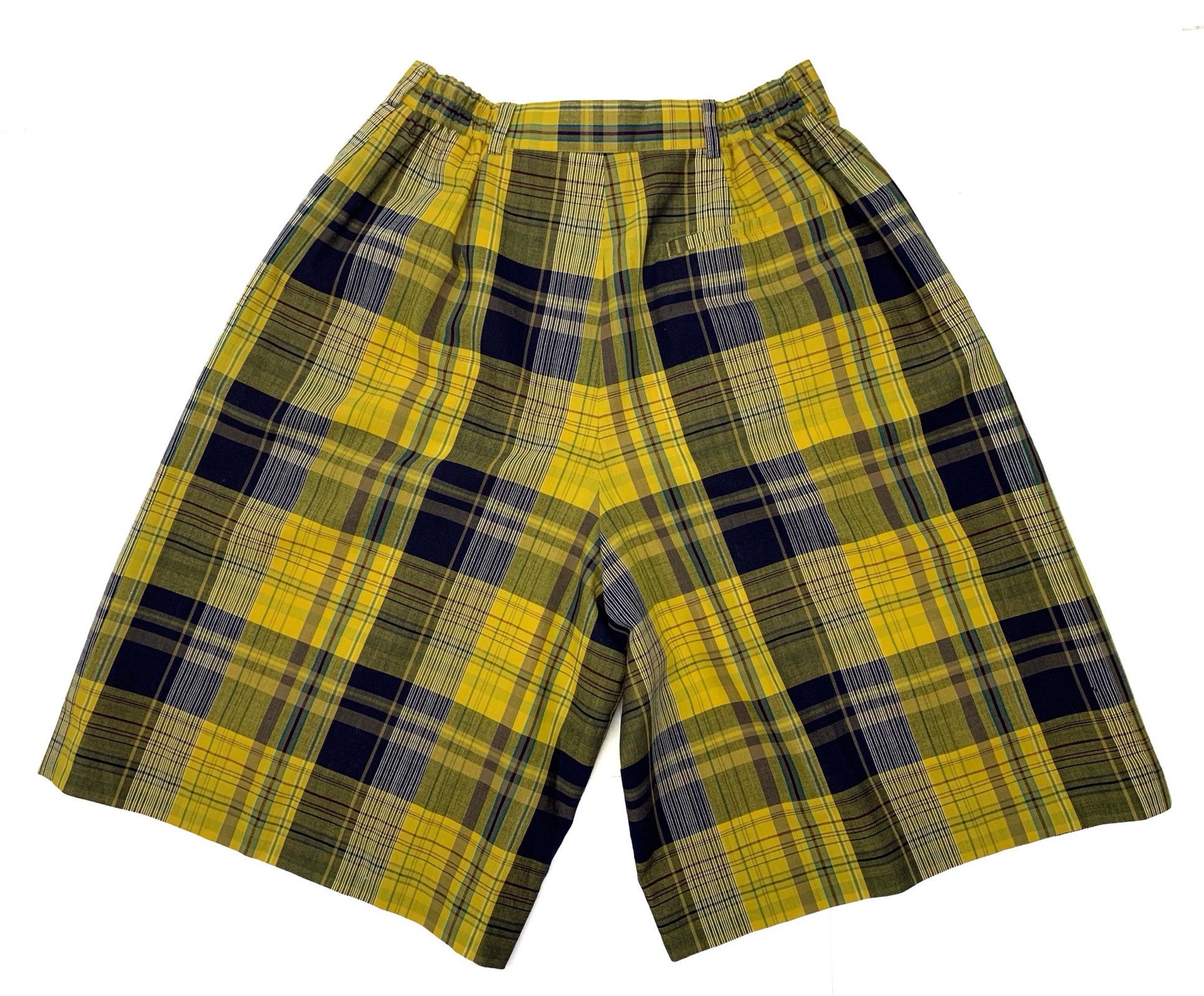 Burberry × Burberry Prorsum × Designer Burberry’s Golf Nova Checked Plaid Yellow Shorts Pants Size US 28 / EU 44 - 4 Thumbnail