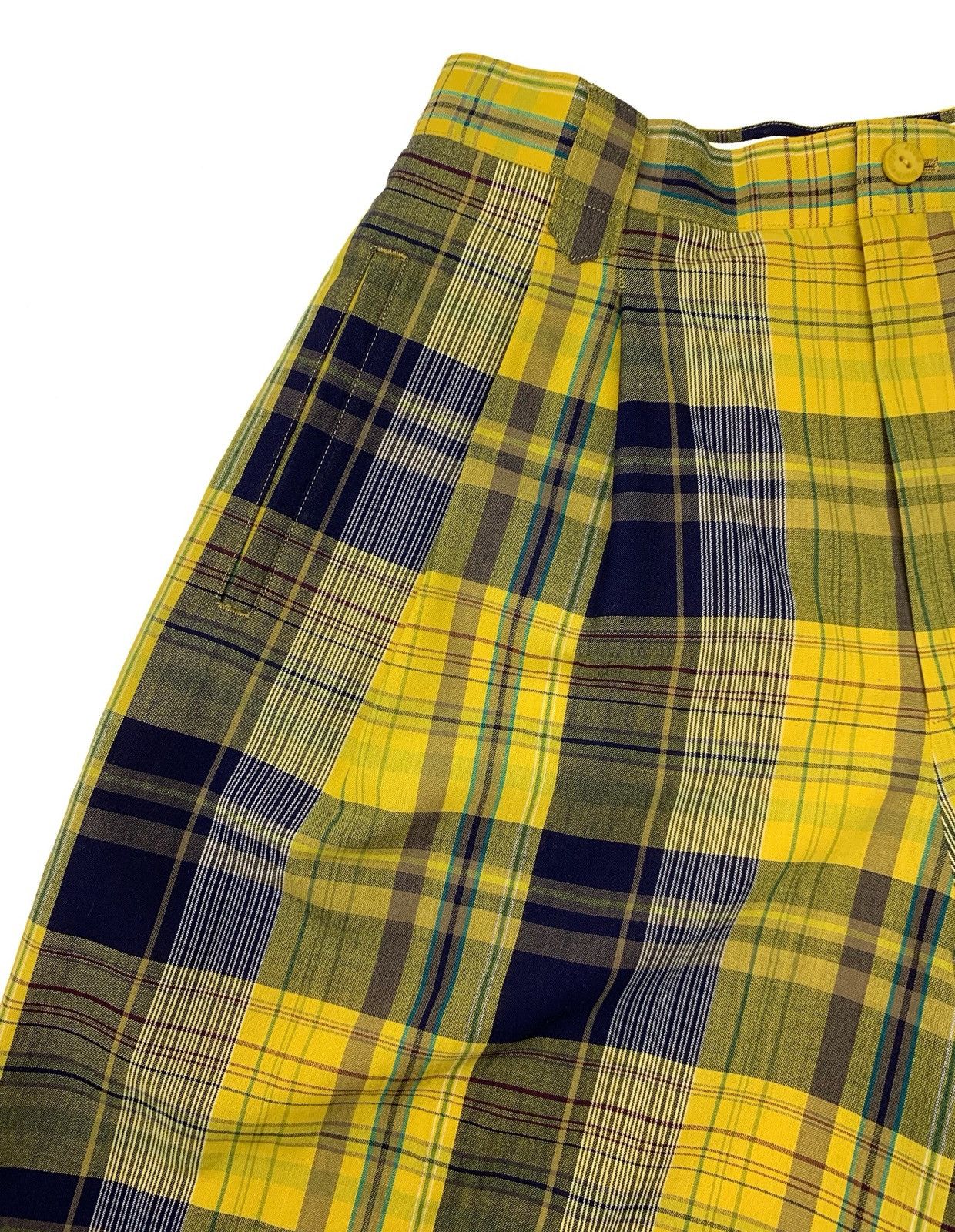 Burberry × Burberry Prorsum × Designer Burberry’s Golf Nova Checked Plaid Yellow Shorts Pants Size US 28 / EU 44 - 3 Thumbnail