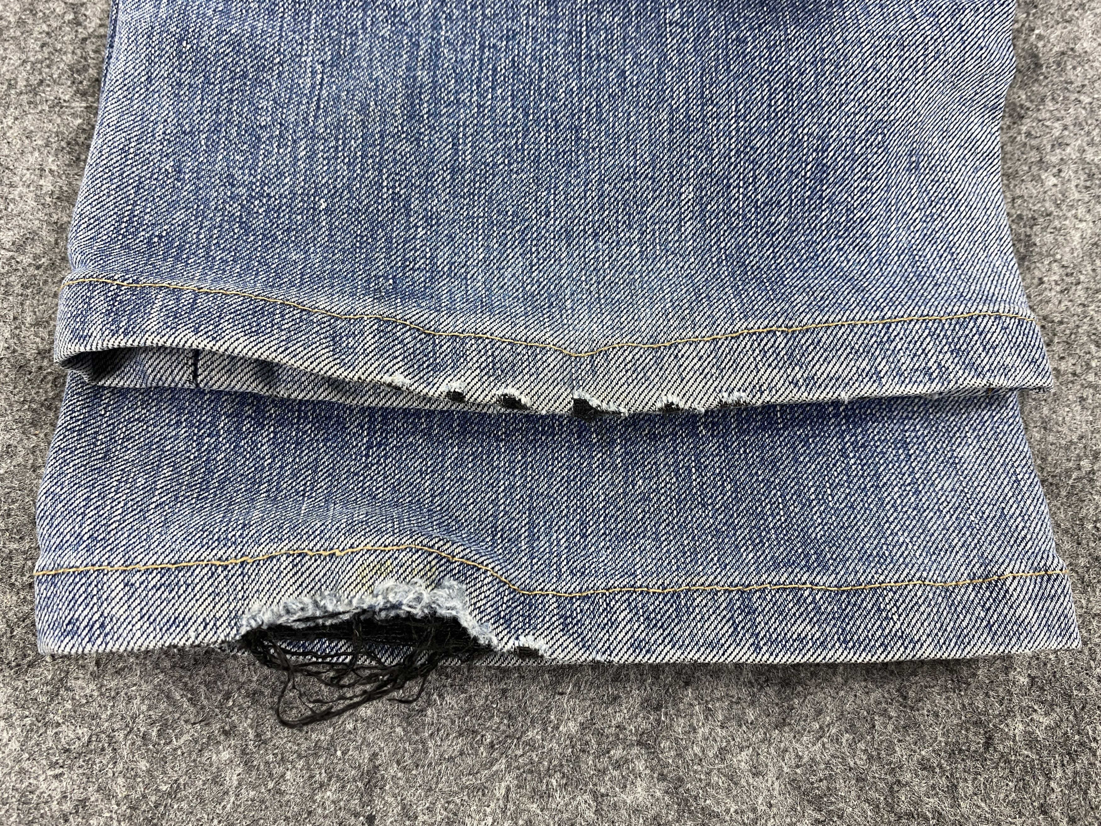 Levi's Blue Distressed Levi's 505 Jeans 29x29 Denim -JN1237 Size US 29 - 12 Thumbnail