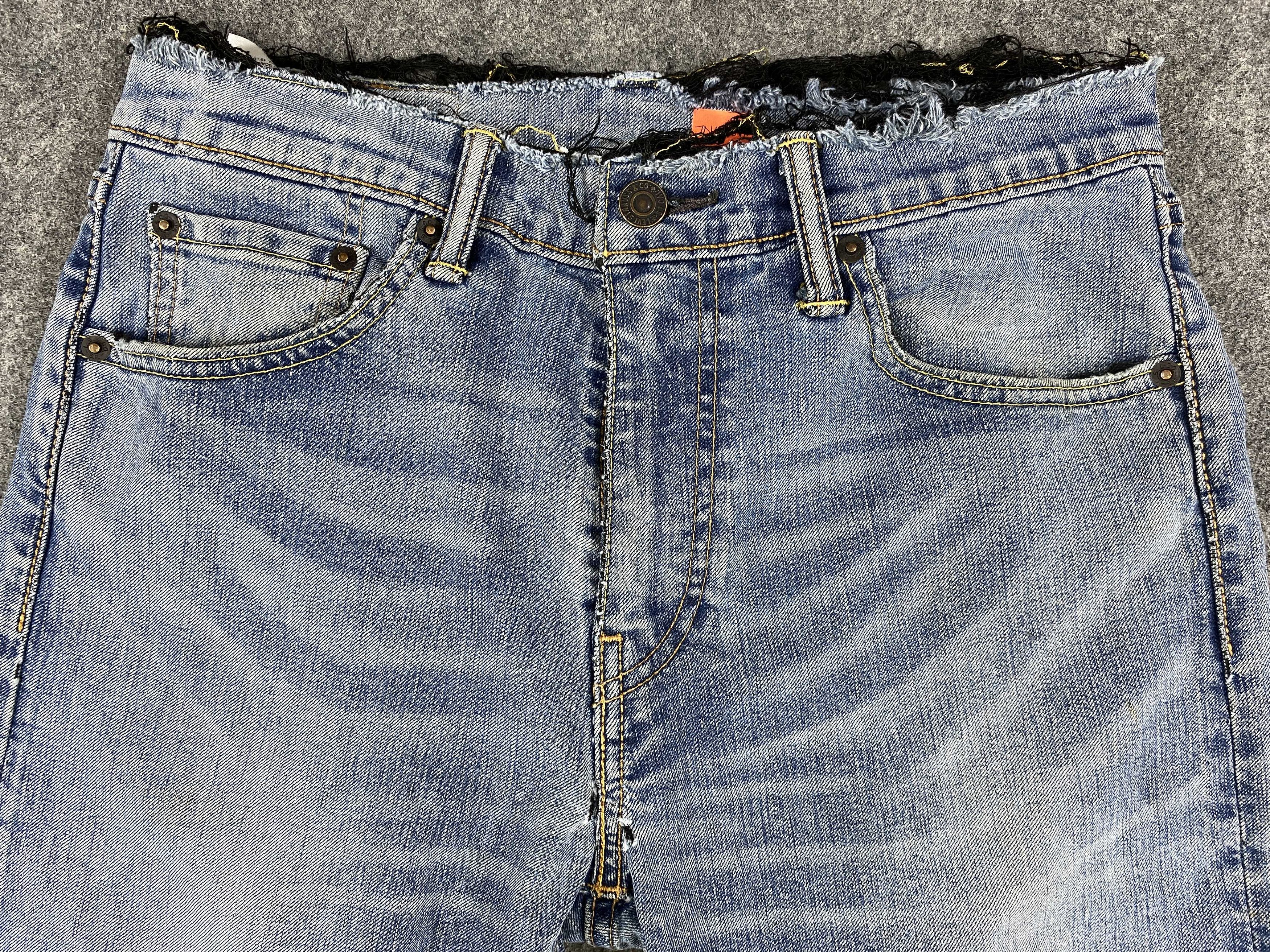 Levi's Blue Distressed Levi's 505 Jeans 29x29 Denim -JN1237 Size US 29 - 3 Thumbnail