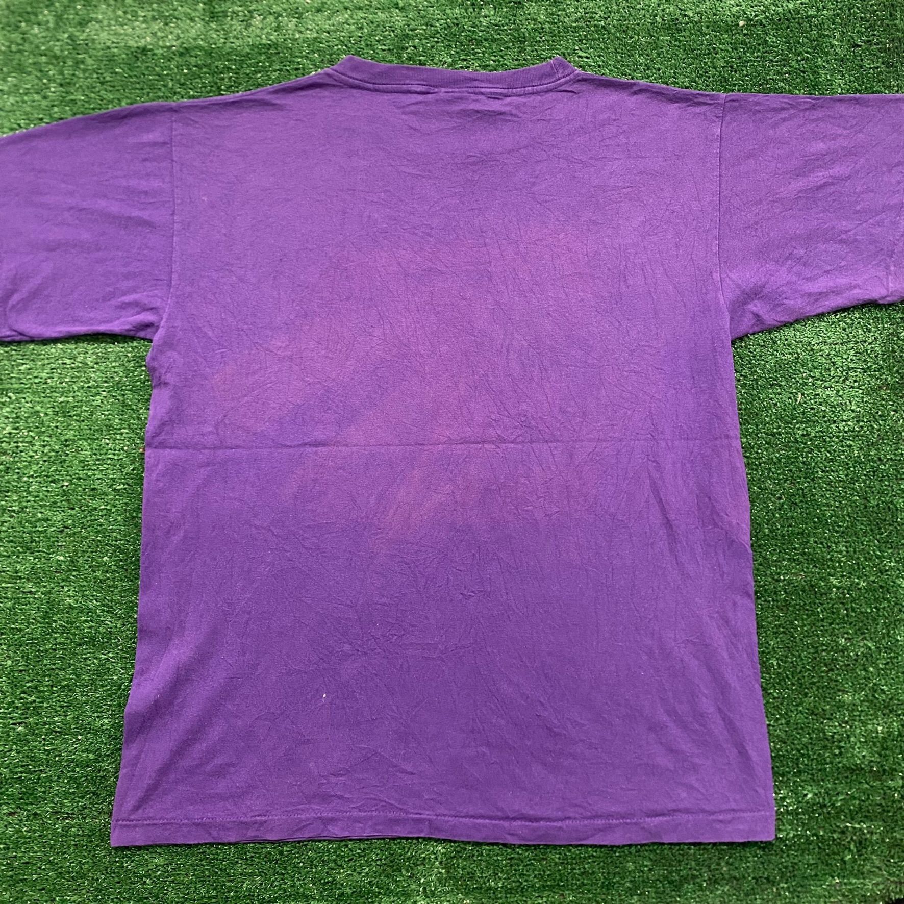 Salem Sportswear Vintage 90s Minnesota Vikings Football Single Stitch T-Shirt Size US XL / EU 56 / 4 - 6 Thumbnail