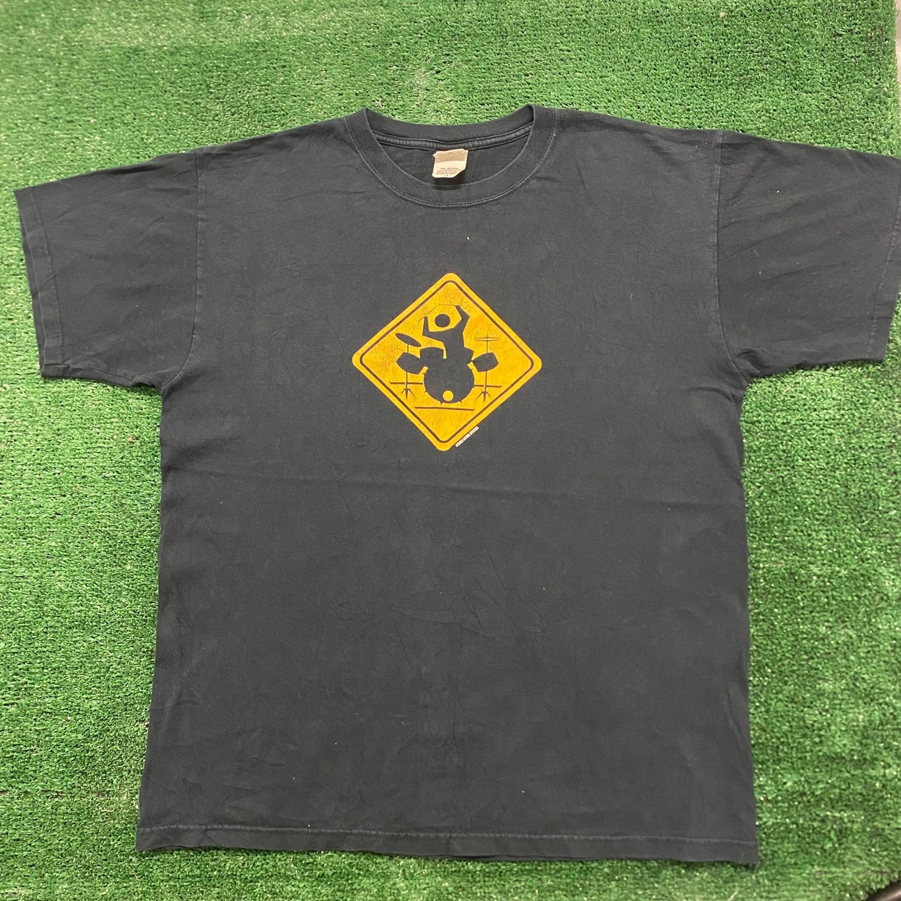 Vintage Drummer Humor Rock Tee Vintage Y2K Funny Metal Punk Grunge Size US L / EU 52-54 / 3 - 1 Thumbnail