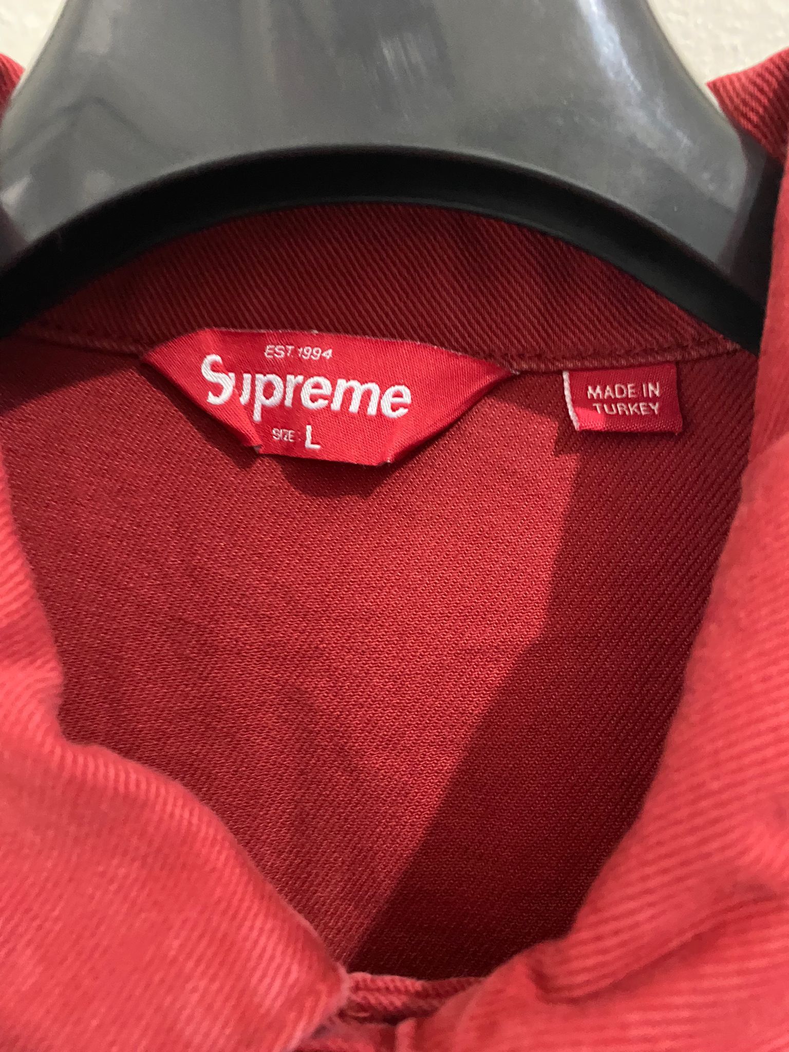 Supreme 2-Tone Paneled Denim Jacket Size US L / EU 52-54 / 3 - 5 Thumbnail