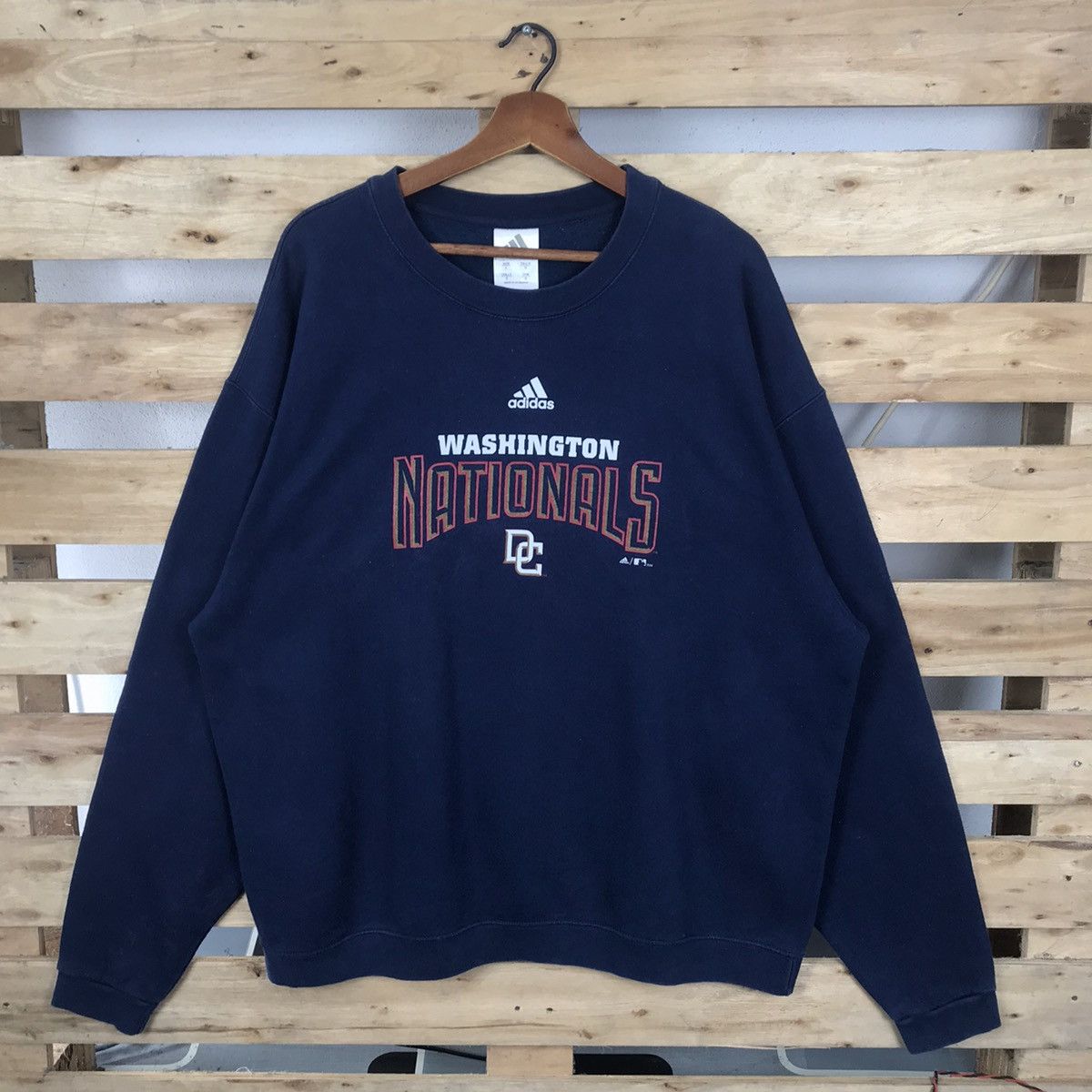 MLB Vintage Adidas X MLB Washington Nationals Sweatshirt Size US L / EU 52-54 / 3 - 1 Thumbnail