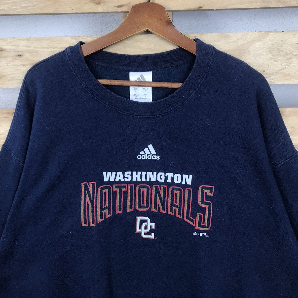 MLB Vintage Adidas X MLB Washington Nationals Sweatshirt Size US L / EU 52-54 / 3 - 2 Thumbnail