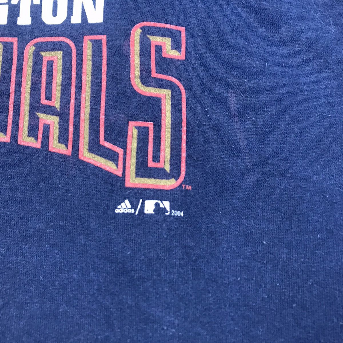 MLB Vintage Adidas X MLB Washington Nationals Sweatshirt Size US L / EU 52-54 / 3 - 3 Thumbnail