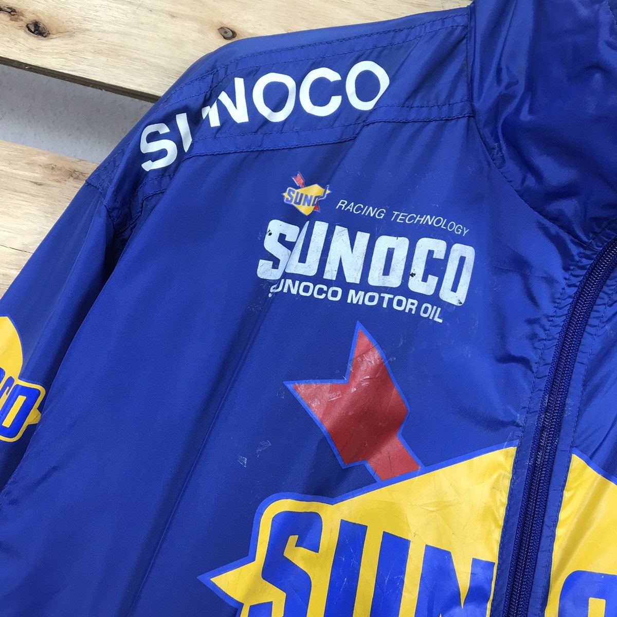 NASCAR × Sports Specialties Sunoco Racing Fuel Motor Oil Lubricant Racing Team Jacket Size US L / EU 52-54 / 3 - 4 Thumbnail