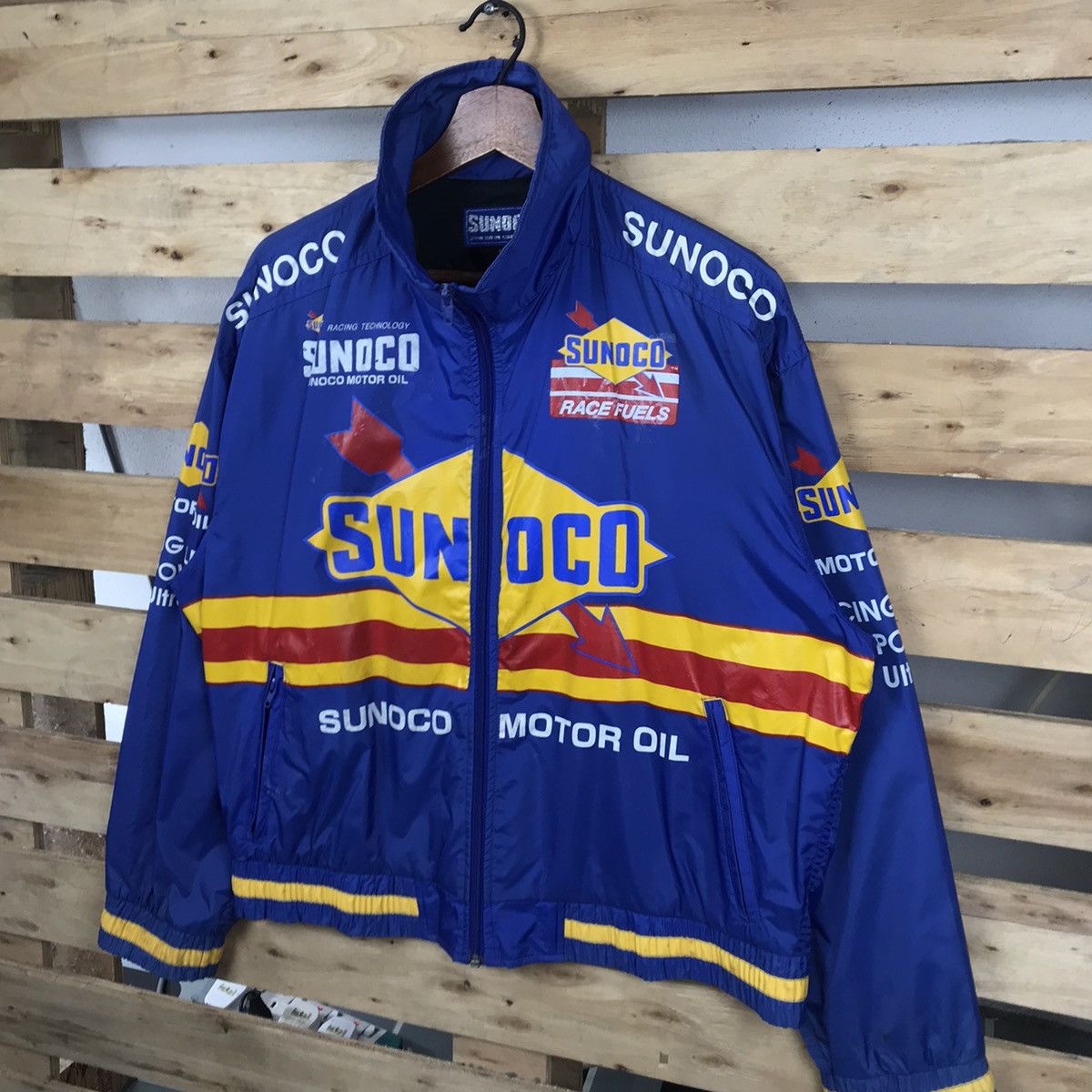 NASCAR × Sports Specialties Sunoco Racing Fuel Motor Oil Lubricant Racing Team Jacket Size US L / EU 52-54 / 3 - 3 Thumbnail
